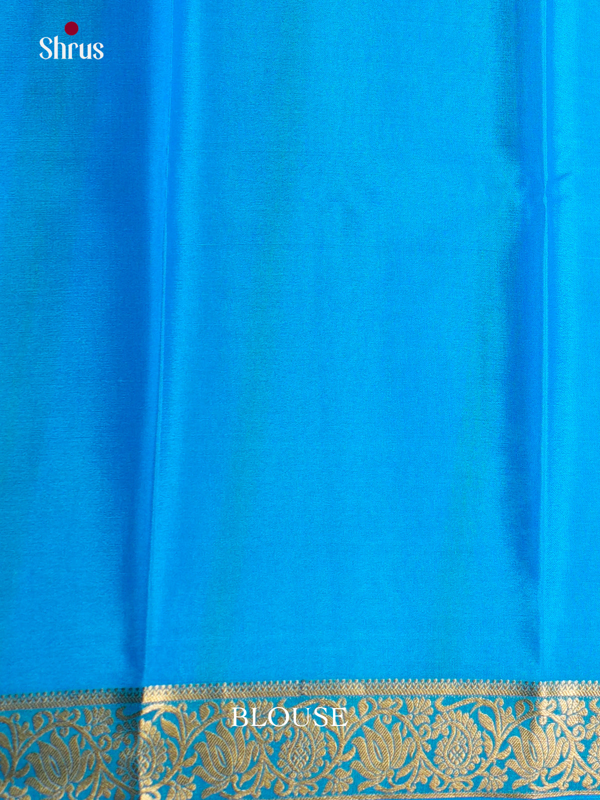 Buy Exquisite Plum Pure Mysore Silk Saree With Sky Blue Zari Border & Traditional Zari Striped Pallu 