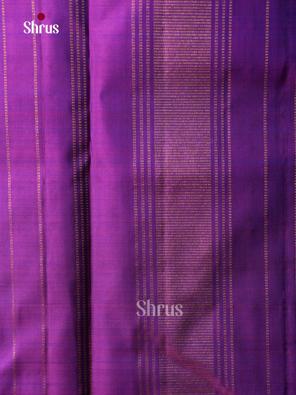Pretty Dual Tone Sapphire Blue Pattu Saree With ZAri Stripes | Purple Rettapet Zari Border & Pallu