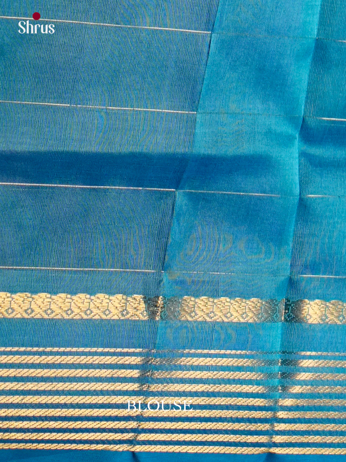 Buy Sheeny Purple Cotton Silk Saree With Gold Checks, Buttas, Sky Blue Zari Striped Border & Chit Pallu