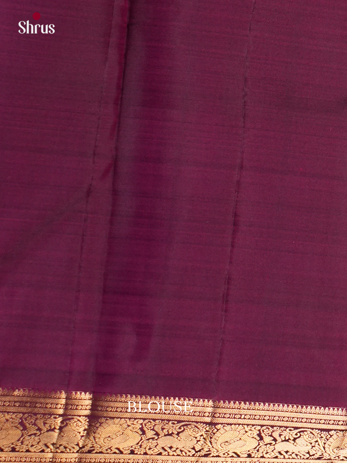 Buy Stunning Purple Kanjivaram Saree Gold Buttas, Zari Border & Brocade Pallu