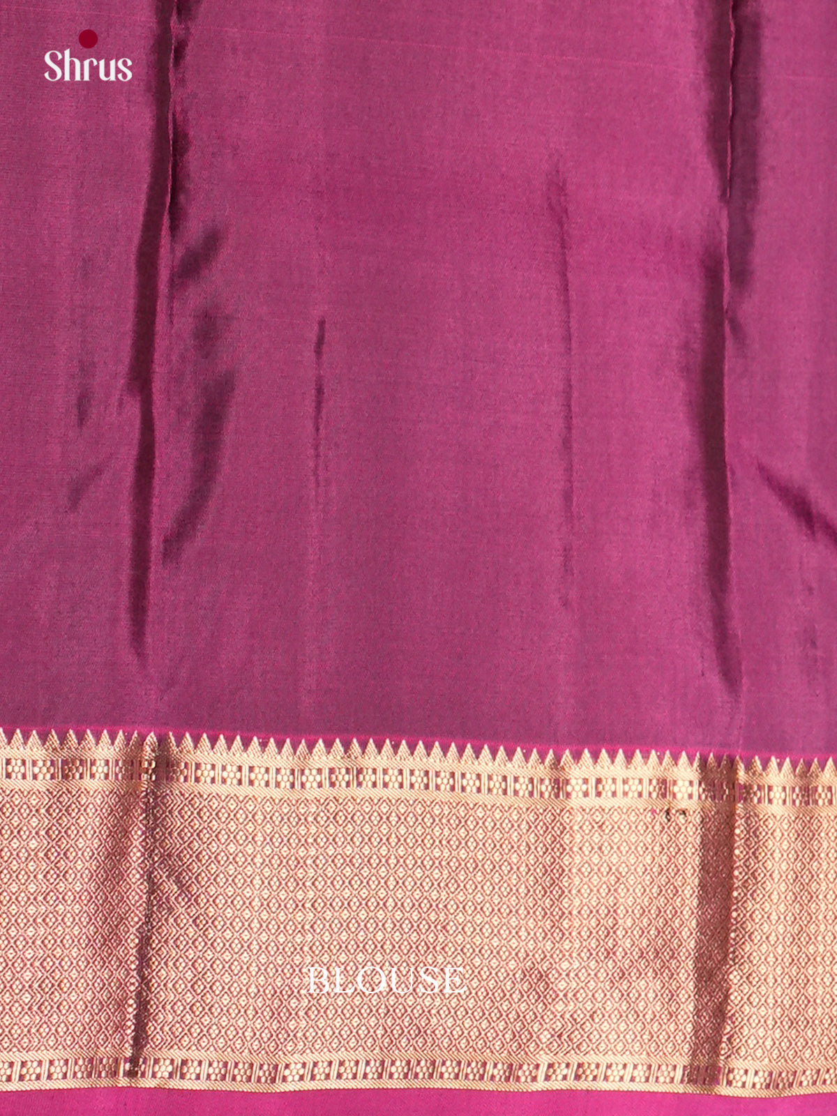 Buy Lustrous Purple Kanjivaram Saree with Intricate Gold Buttas, Kaddi Zari Border & Brocade Pallu
