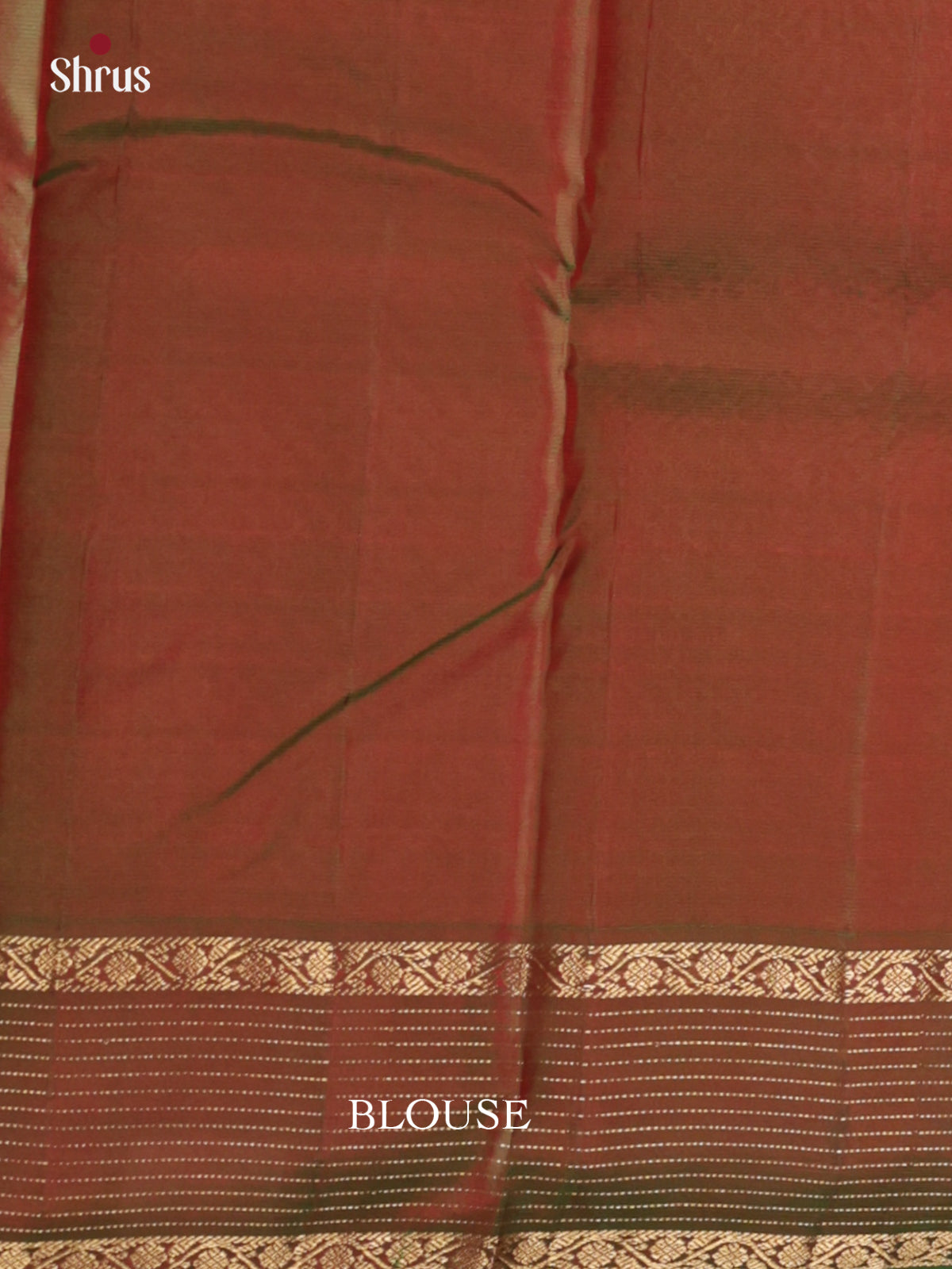 Buy Bright Red Kanjivaram Saree With Zari Buttas, Green Rettaipet Border & Brocade Pallu