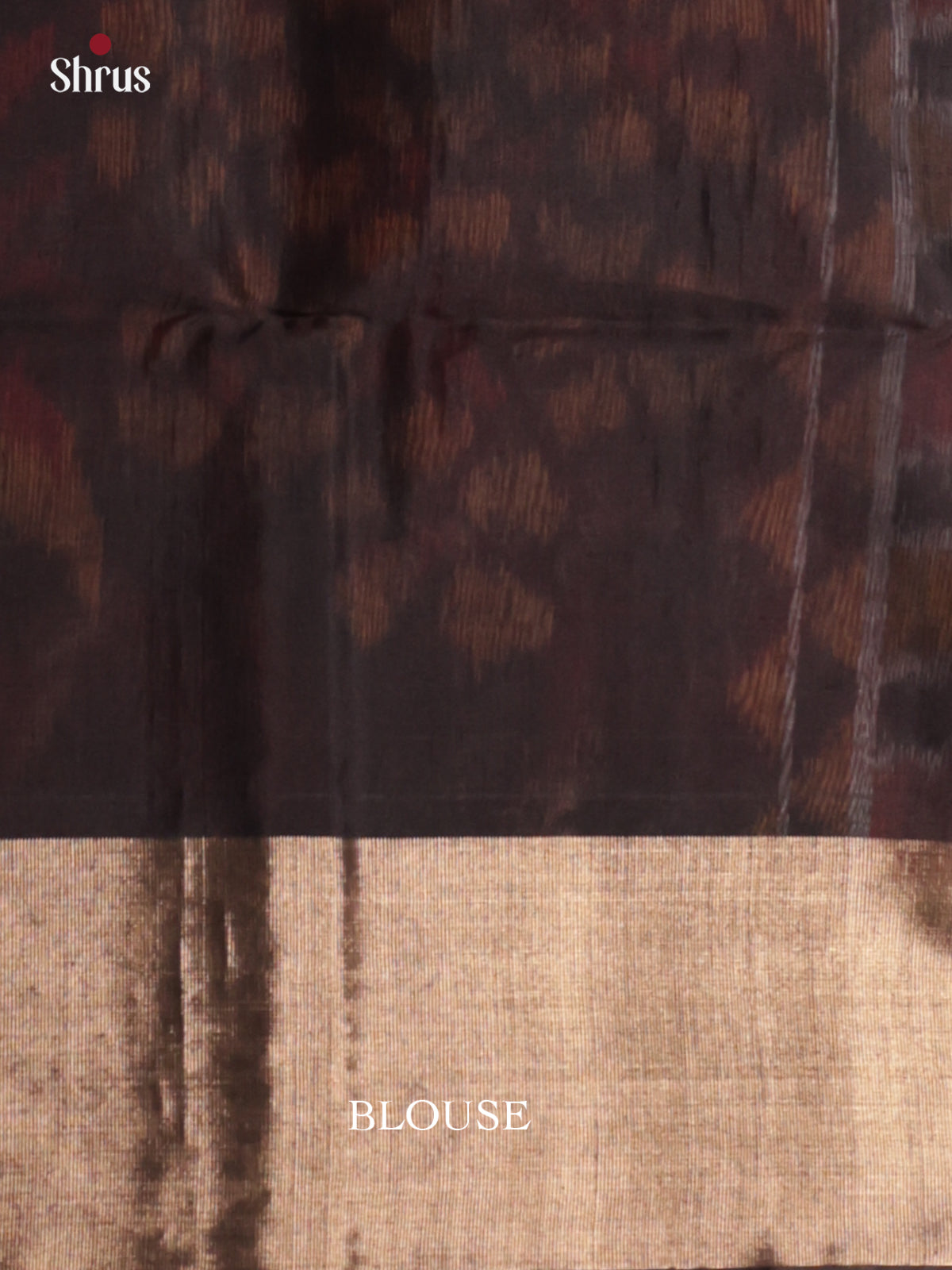 Buy Bright Red Pochampally Cotton Silk Saree With Ikat Motifs, Black Border & Pallu