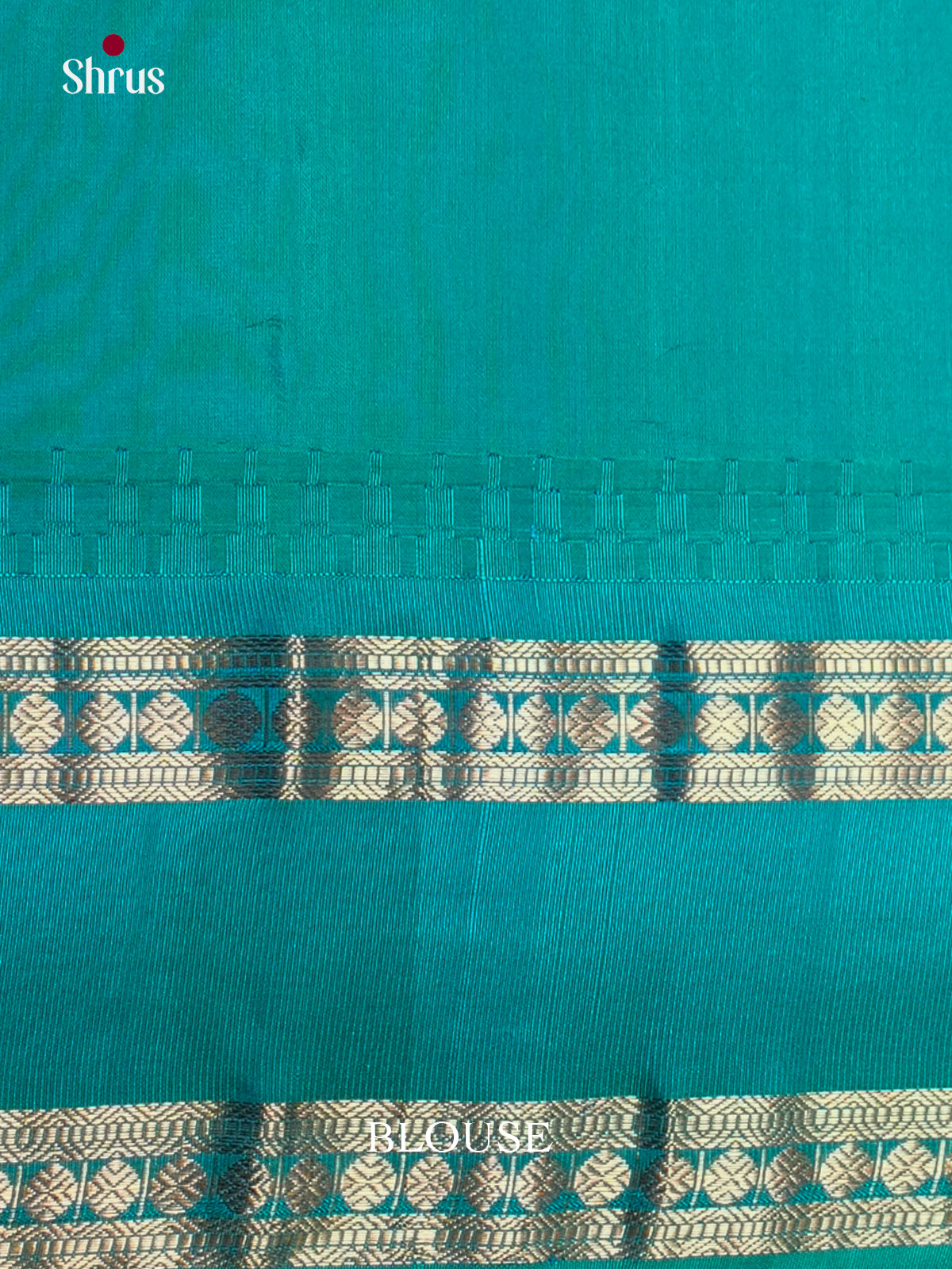 Buy Sassy Red Pure Silk Saree with Floral Buttas, Turquoise Rettaipet Zari Border & Brocade Pallu