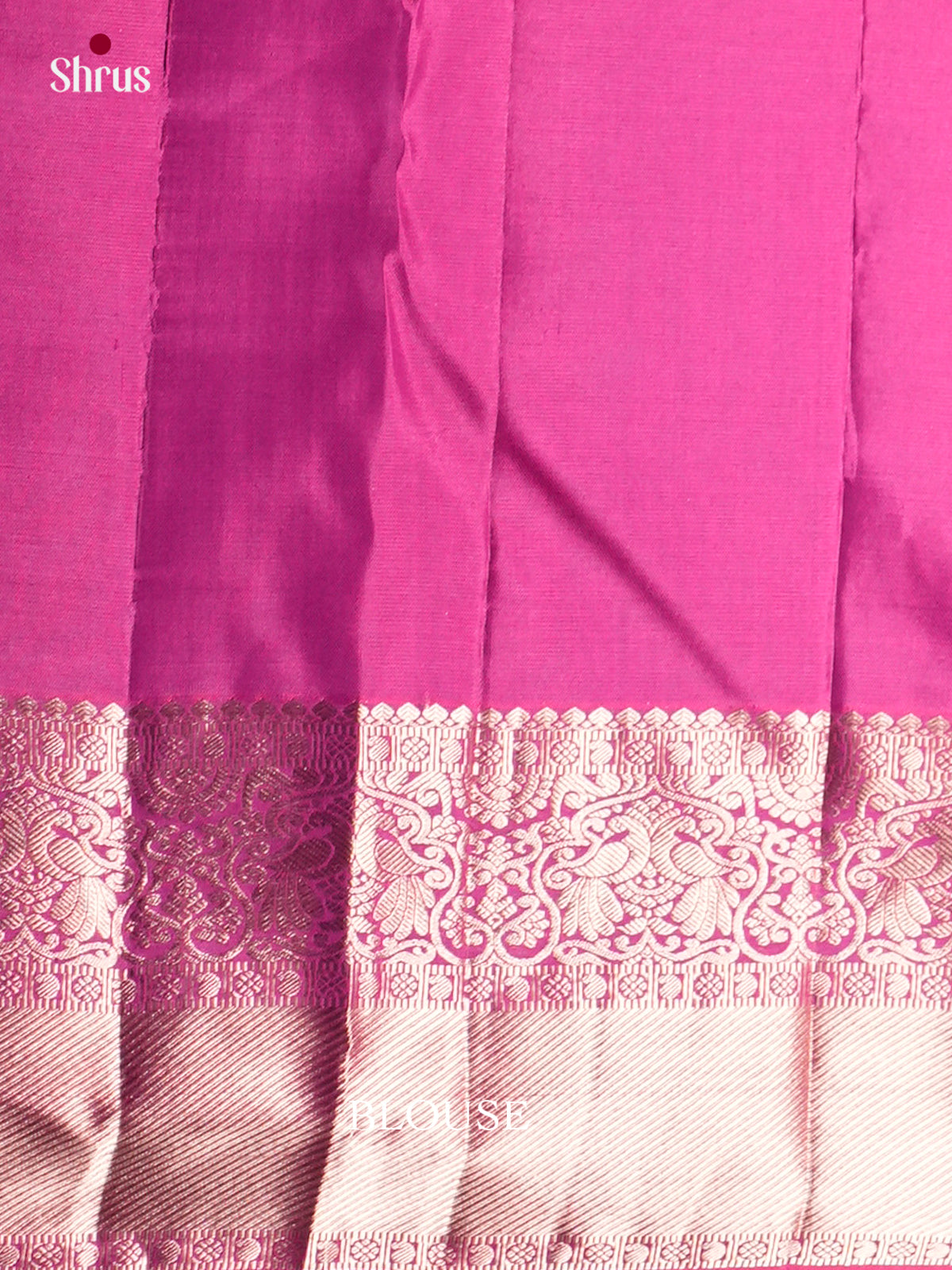 Buy Regal Purple Kanjivaram Saree with Criss Cross Patterned Brocade & Kaddi Border