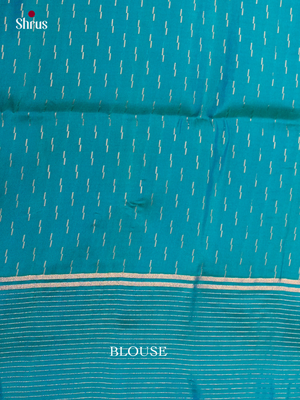 Buy Enchanting Rose Pink Silk Saree With Golden Dashes & Teal Zari Brocade Border