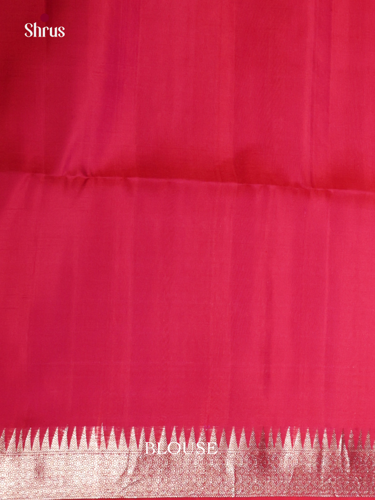Buy Striking Rose Pink Silk Saree With Silver Motifs, Temple Border & Brocade Pallu