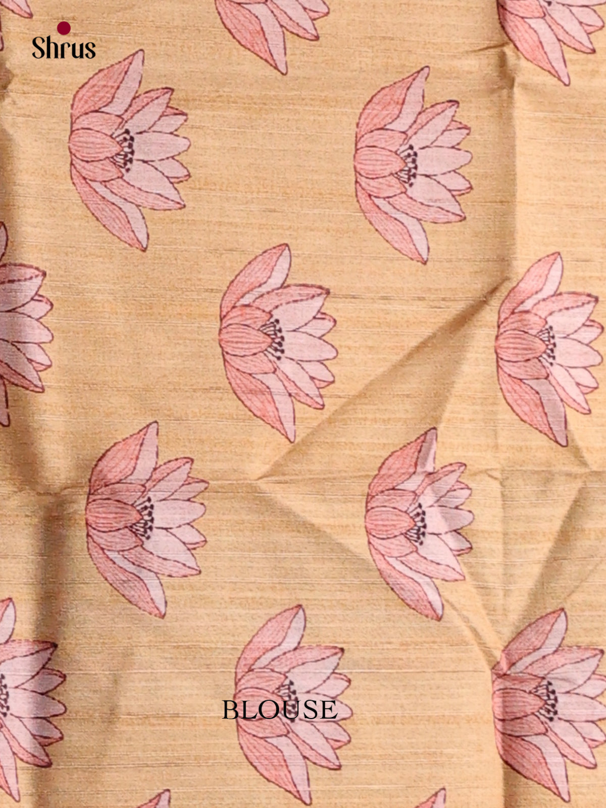 Shimmery Golden Semi Raw Silk Sarees With Zari Checks, Plain Border & Pallu With Tassels