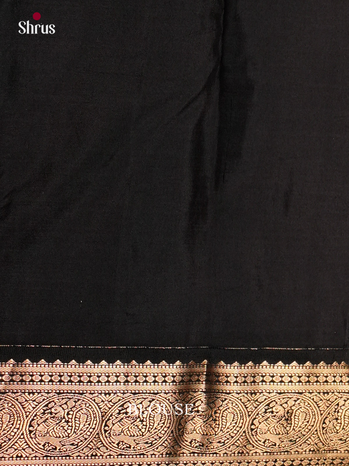 Buy Adorable Sky Blue Kanjivaram Saree With Gold Checks, Black Zari Border & Brocade Pallu