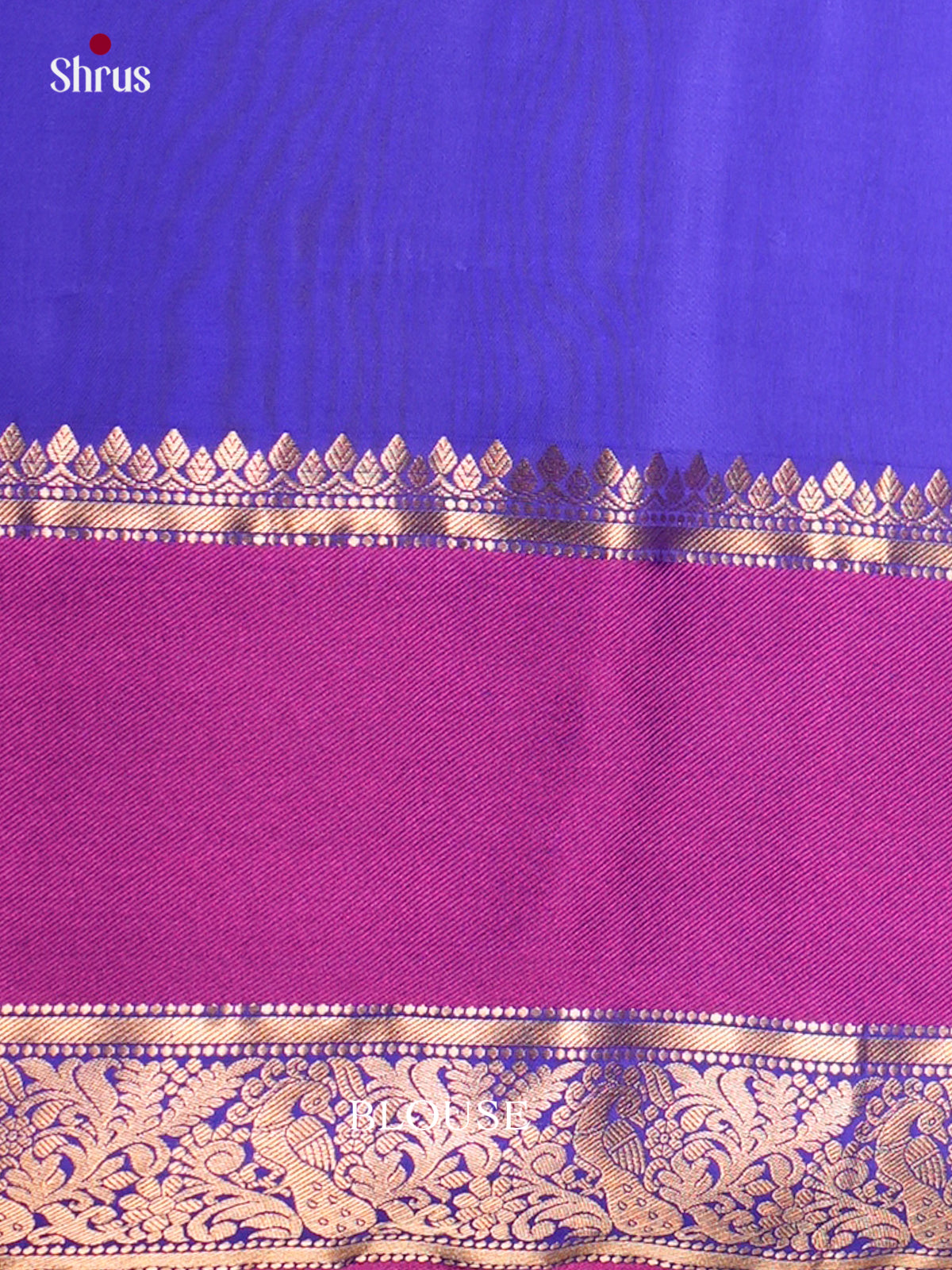 Buy Exquisite Sky Blue Pure Soft Silk Saree with Rettapet Border And Violet Brocade Pallu