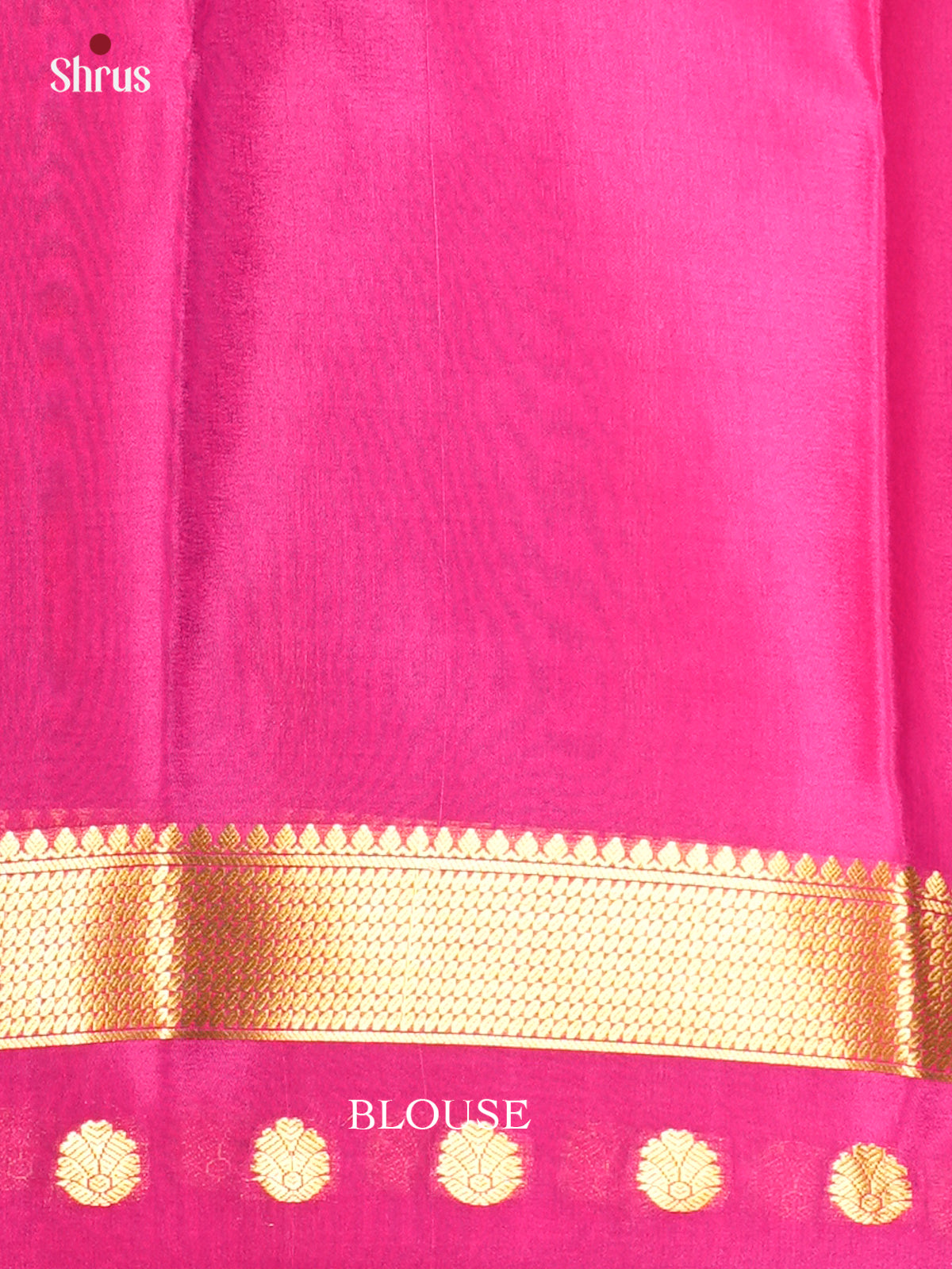 Buy Vibrant Teal Blue Mysore Silk Crepe Saree with Plain Body, Pink Zari Border & Traditional Chit Pallu