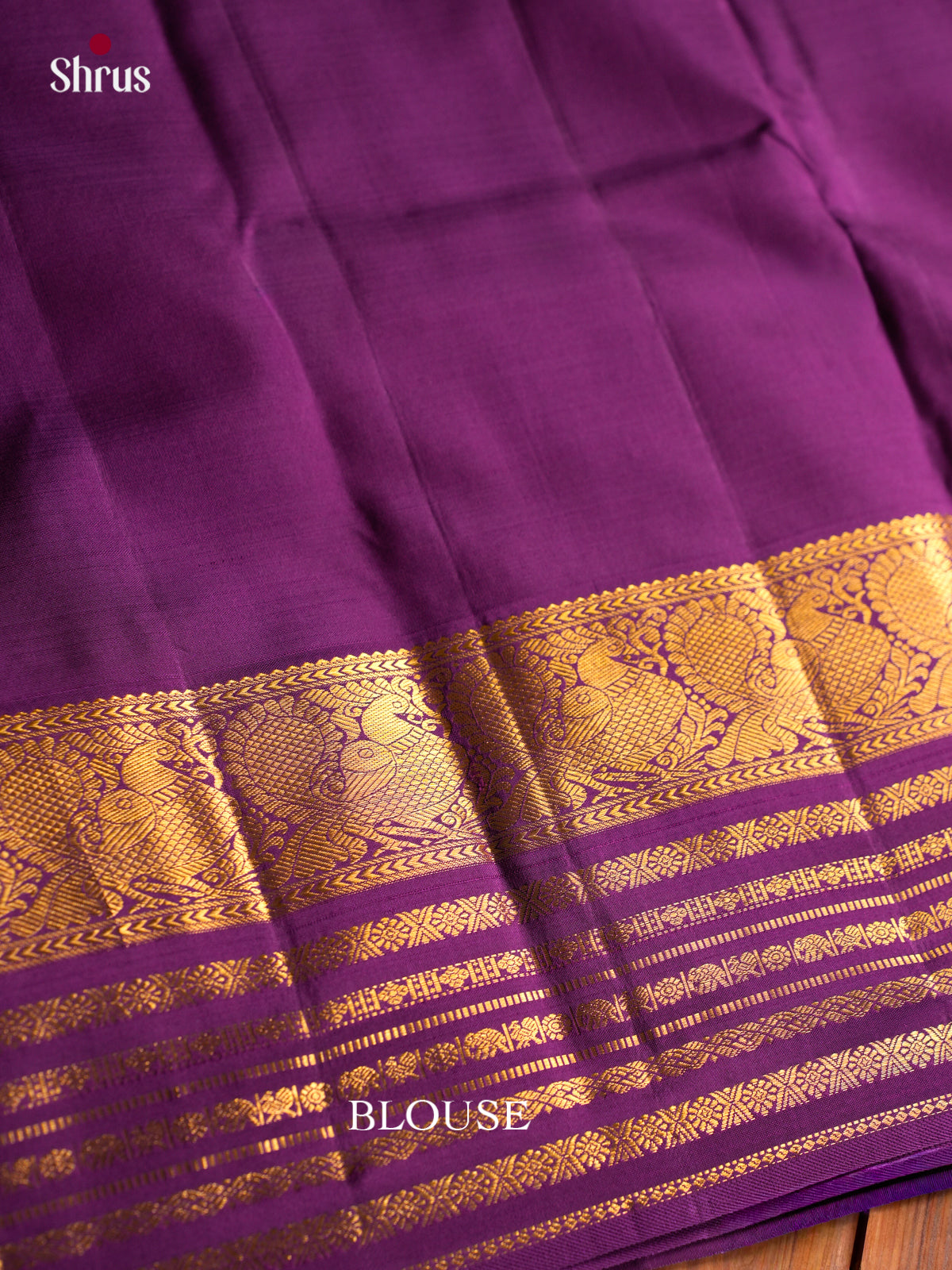 Timeless Pastel Green Pattu Saree With Gold Stripes | Purple Border With Zari Bands