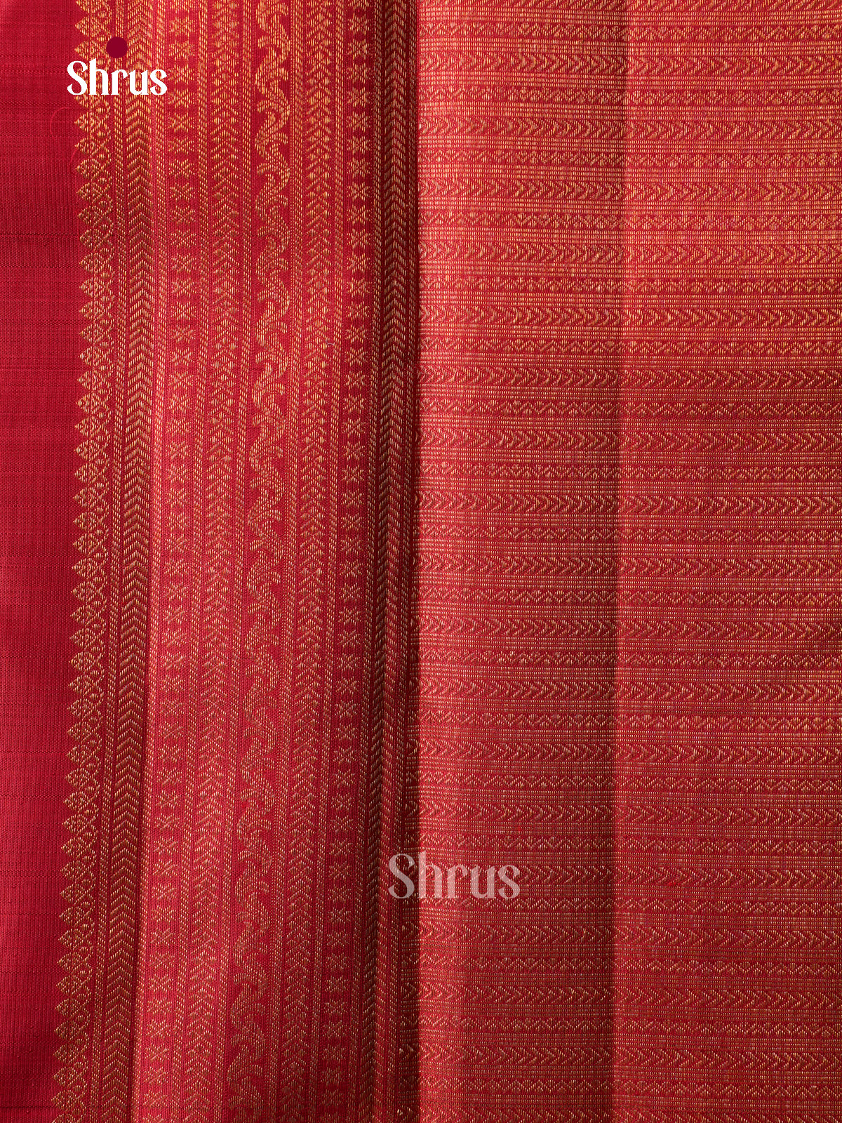 Traditional Red Kanchipuram Pattu Sarees With Zari checks & woven Motifs | Self Zari Border & Pallu