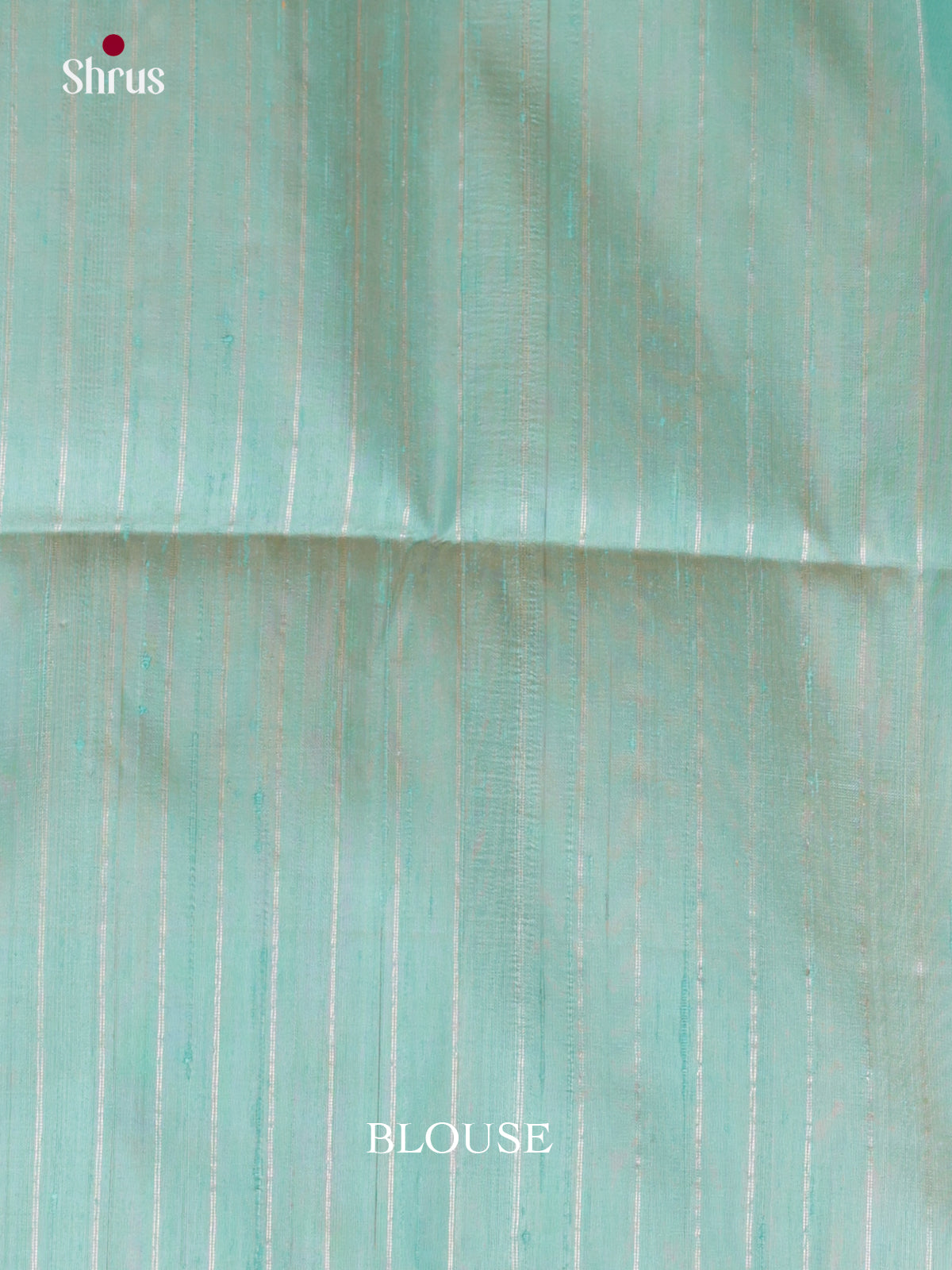 Buy Pretty Turquoise Silk Saree With Dashed Buttas, Grey Border & Pallu With Geometric Prism Pattern