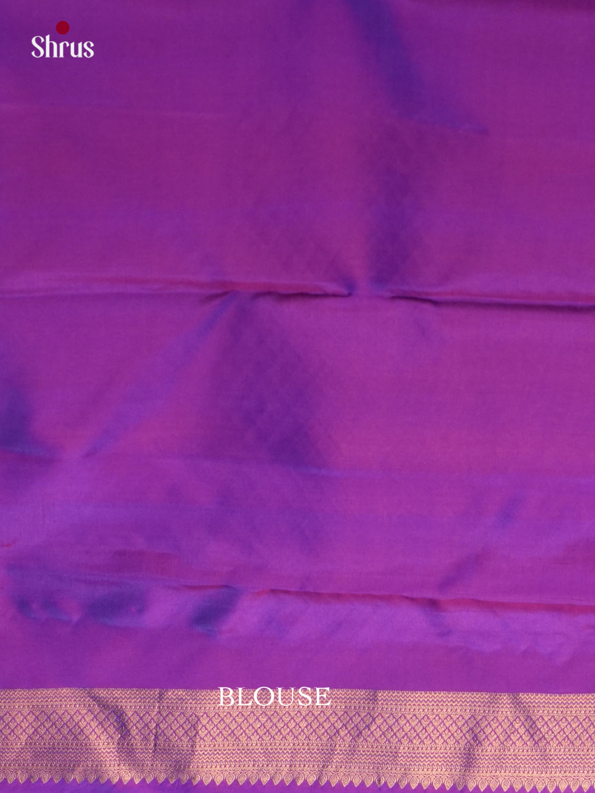 Buy Striking Violet Kanjivaram Saree With Zari Woven Buttas, Border & Brocade Pallu