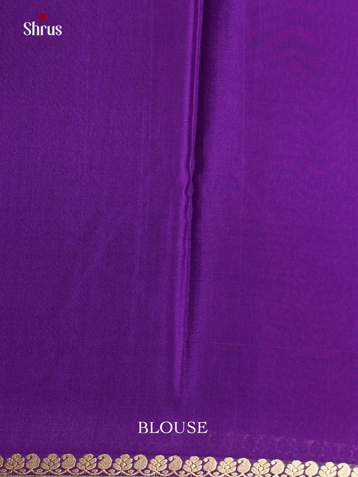 Buy Beautiful Violet Mysore Crepe Silk Saree with Plain Body, Thin Zari Border & Traditional Pallu