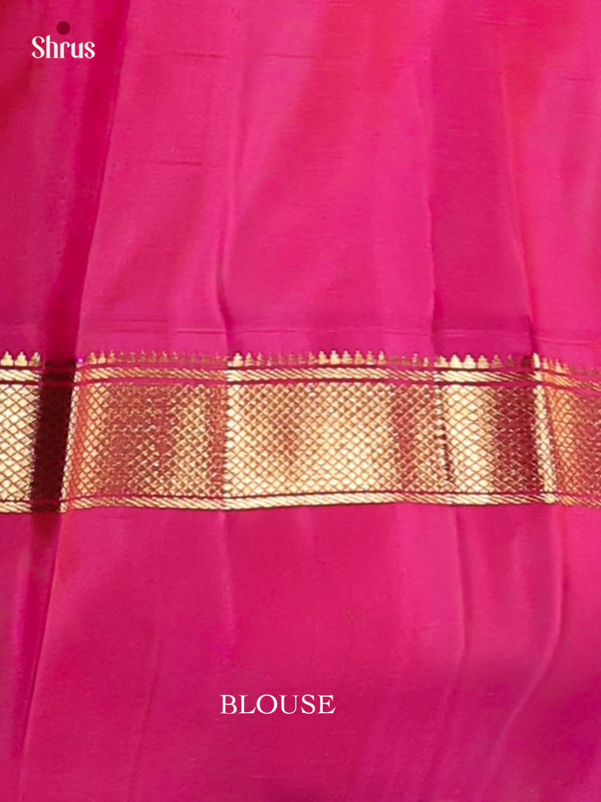 Vivid Chartreuse Green Pattu Saree With Micro Checks | Pink Border With Zari Bands & Green Selvedge