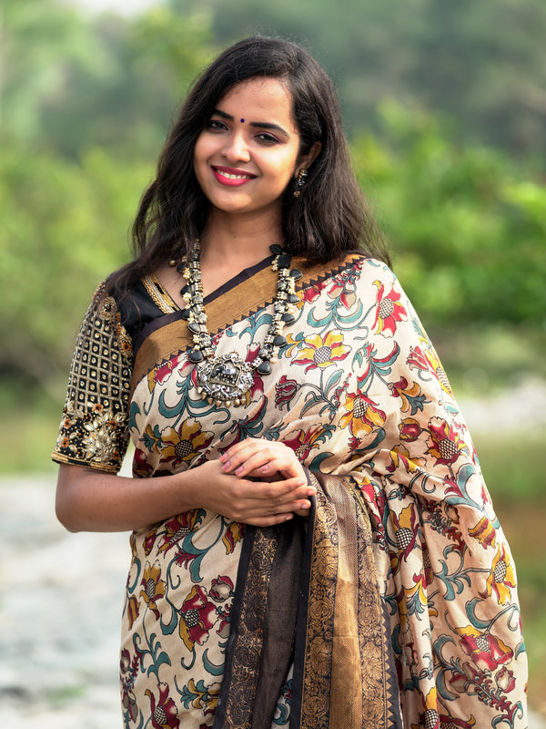 Elegant Soft Kalyani Cotton Silk Sarees With Zari Woven Rich Contrast  Border and Pallu Traditional Indian Cotton Saris -  Canada