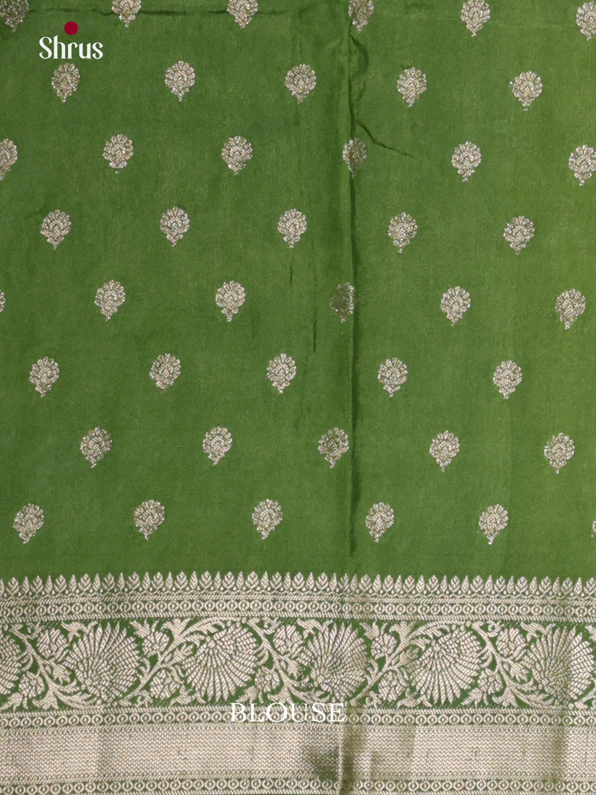Buy Lustrous Yellow North Cotton Silk Saree With Golden Buttas, Green Border & Pallu