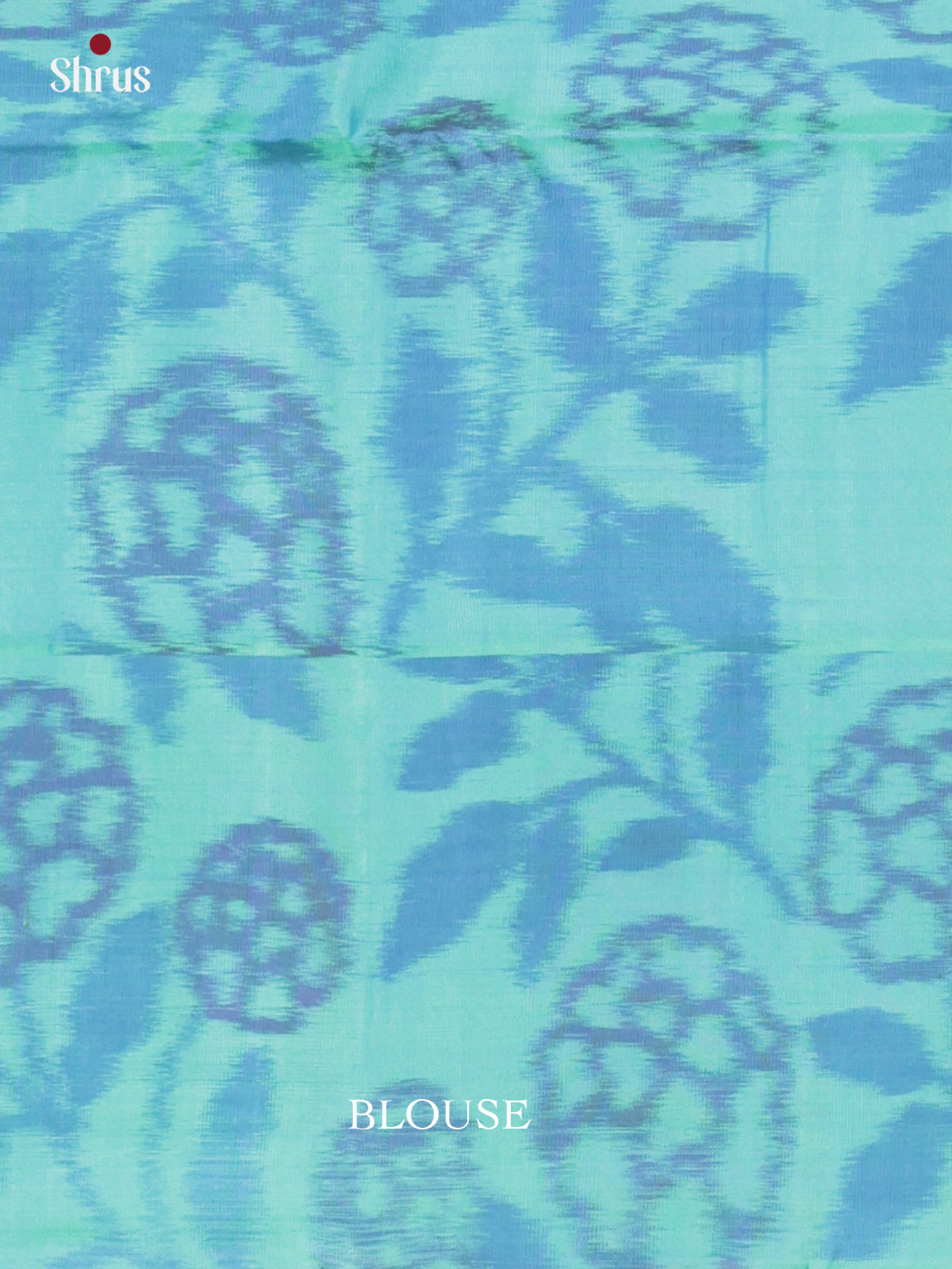 Buy Dazzling Yellow Silk Saree with Zari Buttas & Teal Pochampally Ikat Floral Border 