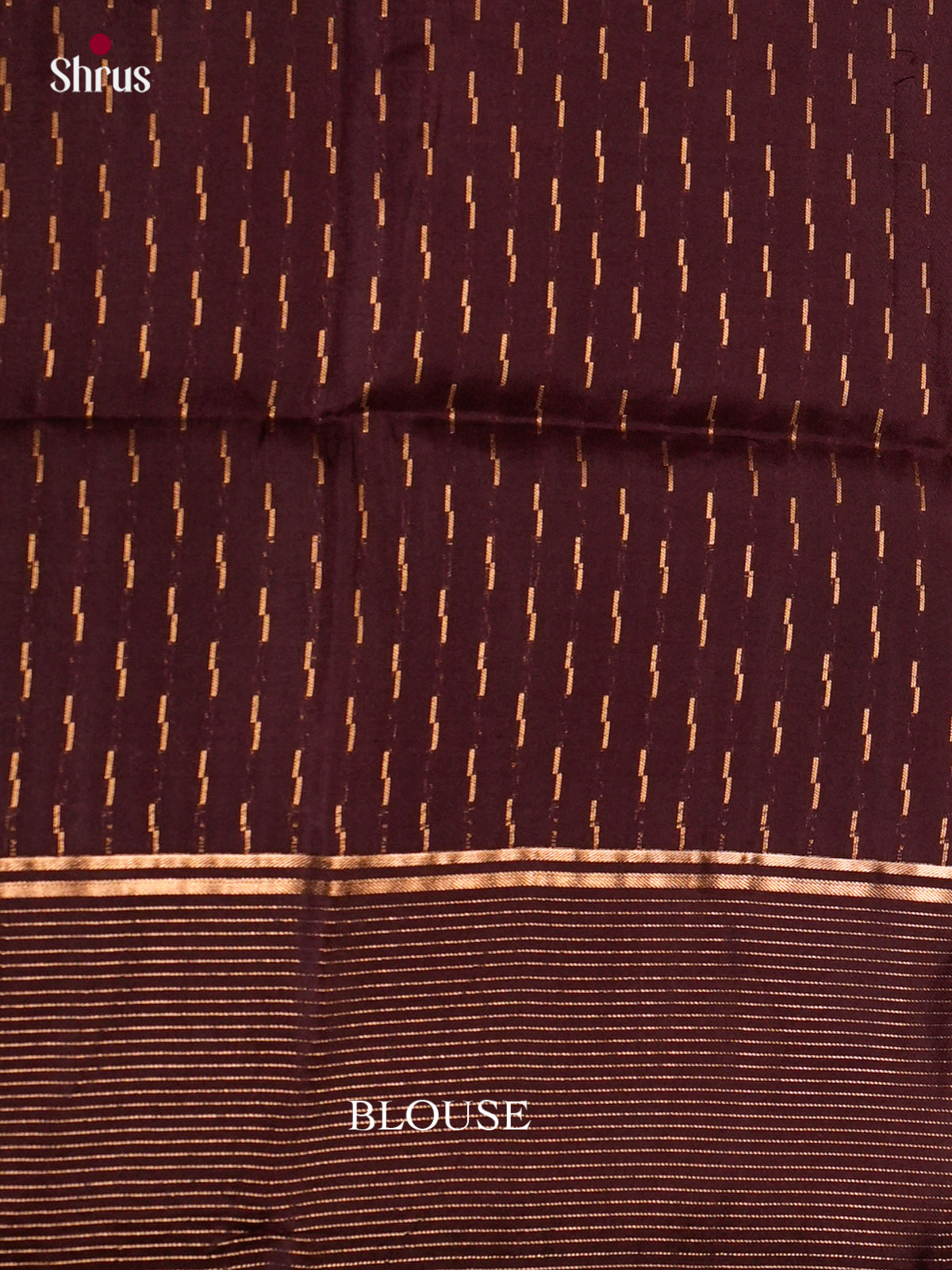 Buy Bright Yellow Silk Saree with Zari Stripes Buttas & Brown Brocade Pallu