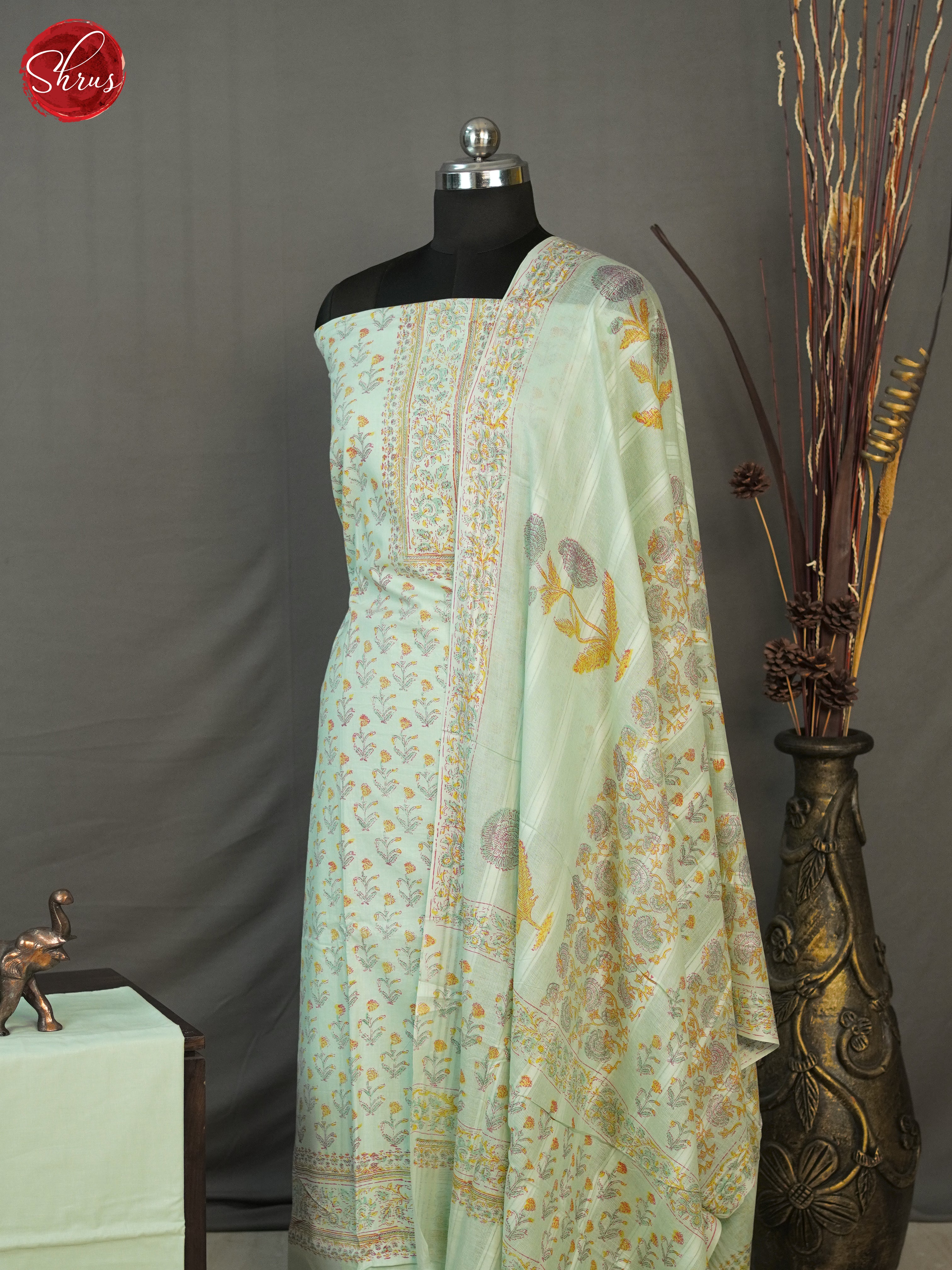 Green- Cotton salwar - Shop on ShrusEternity.com