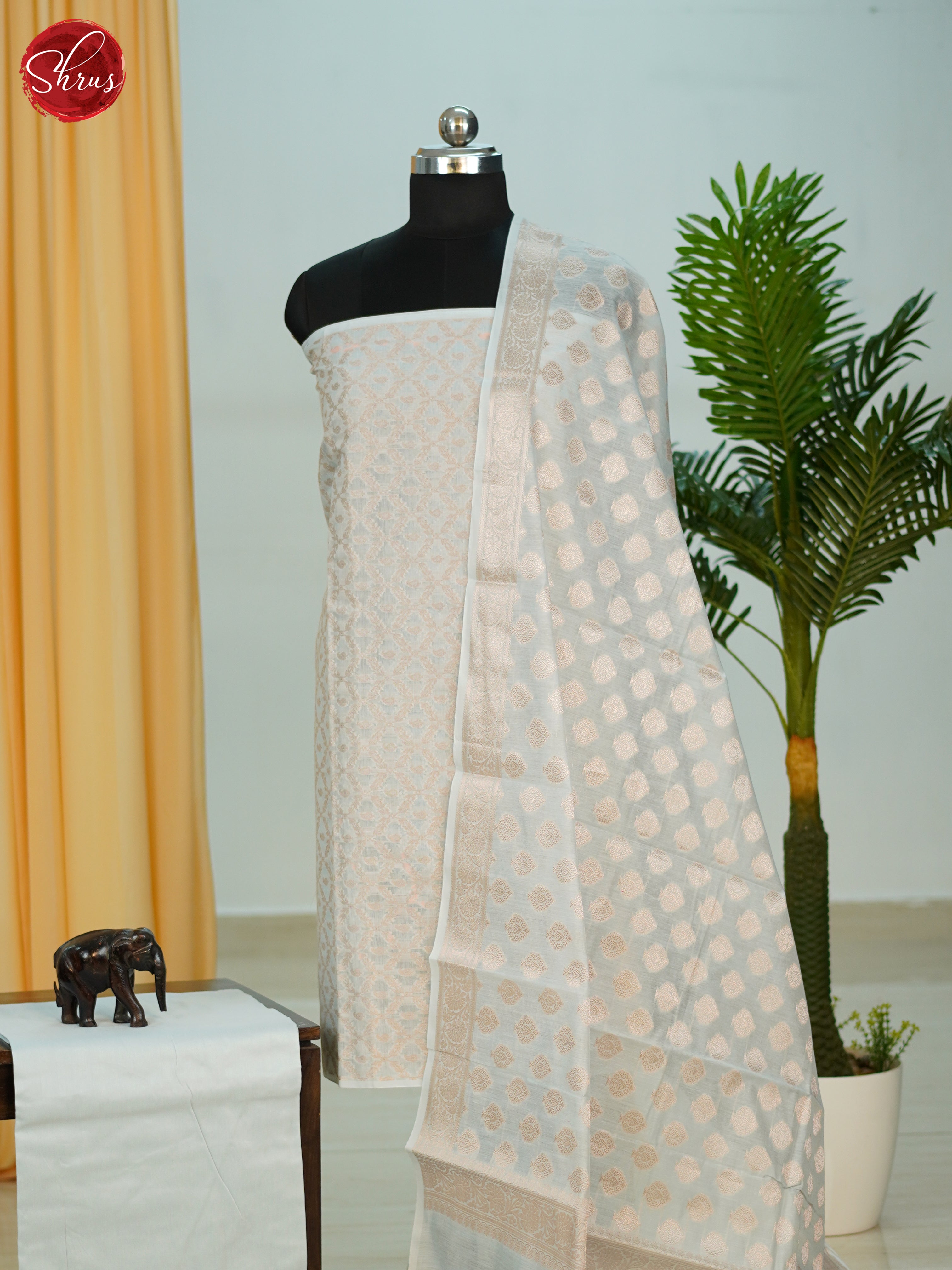 BHS10213 - Semi banaras salwar - Shop on ShrusEternity.com