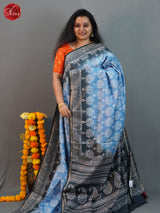 BHS28016 - Semi Chanderi Saree - Shop on ShrusEternity.com