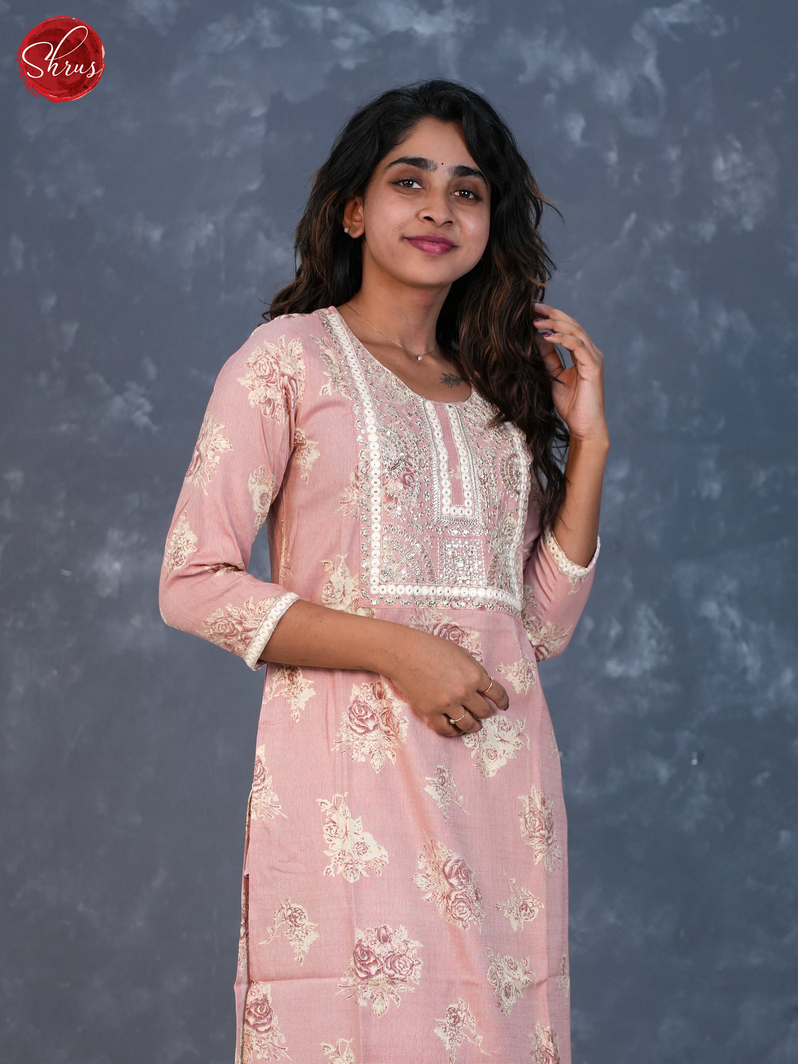 Pink - Lace embroidered 2pc Readymade Salwar Suits - Shop on ShrusEternity.com