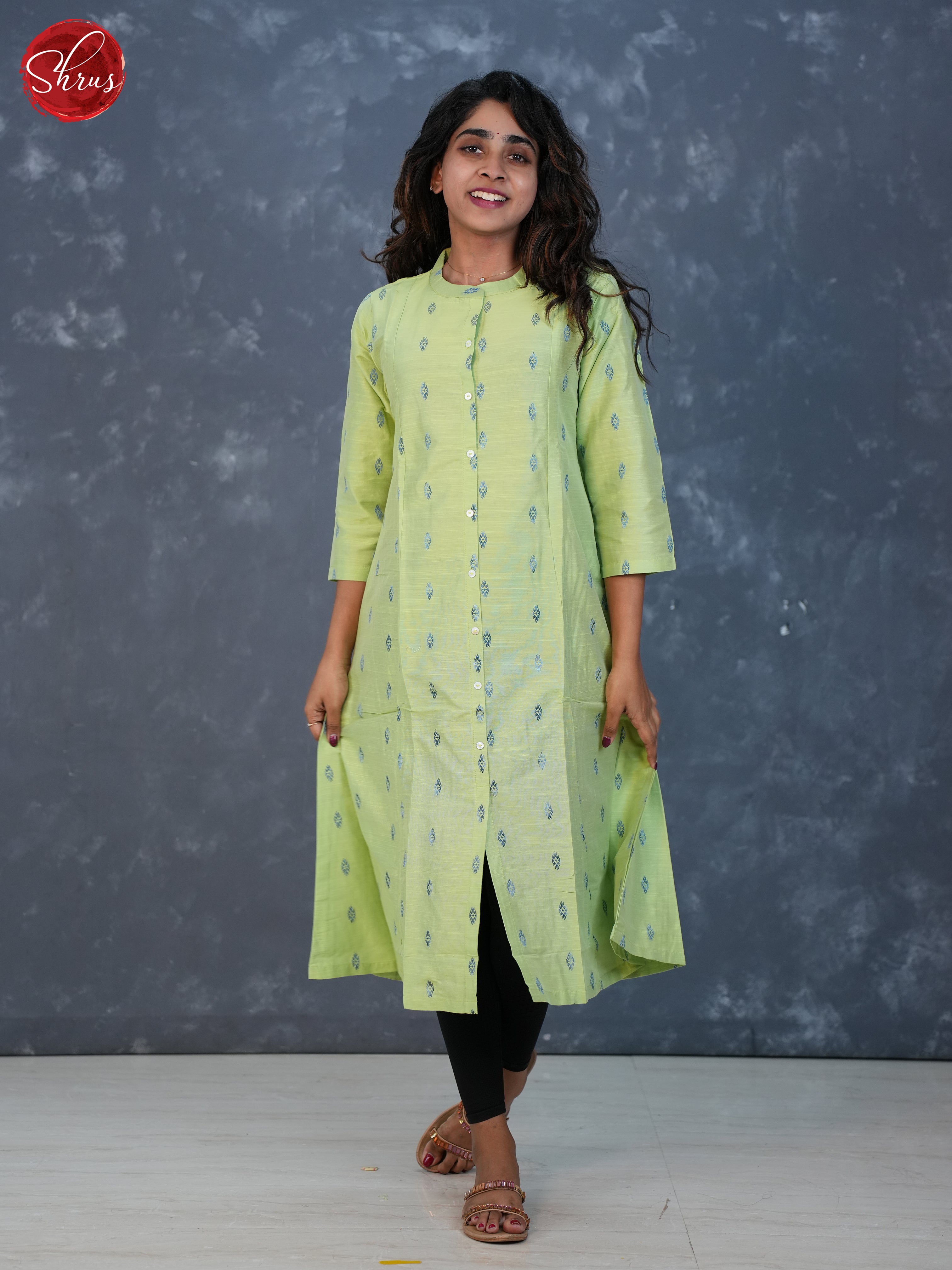 Green  - Embroidered  collar neck Readymade Suits - Shop on ShrusEternity.com