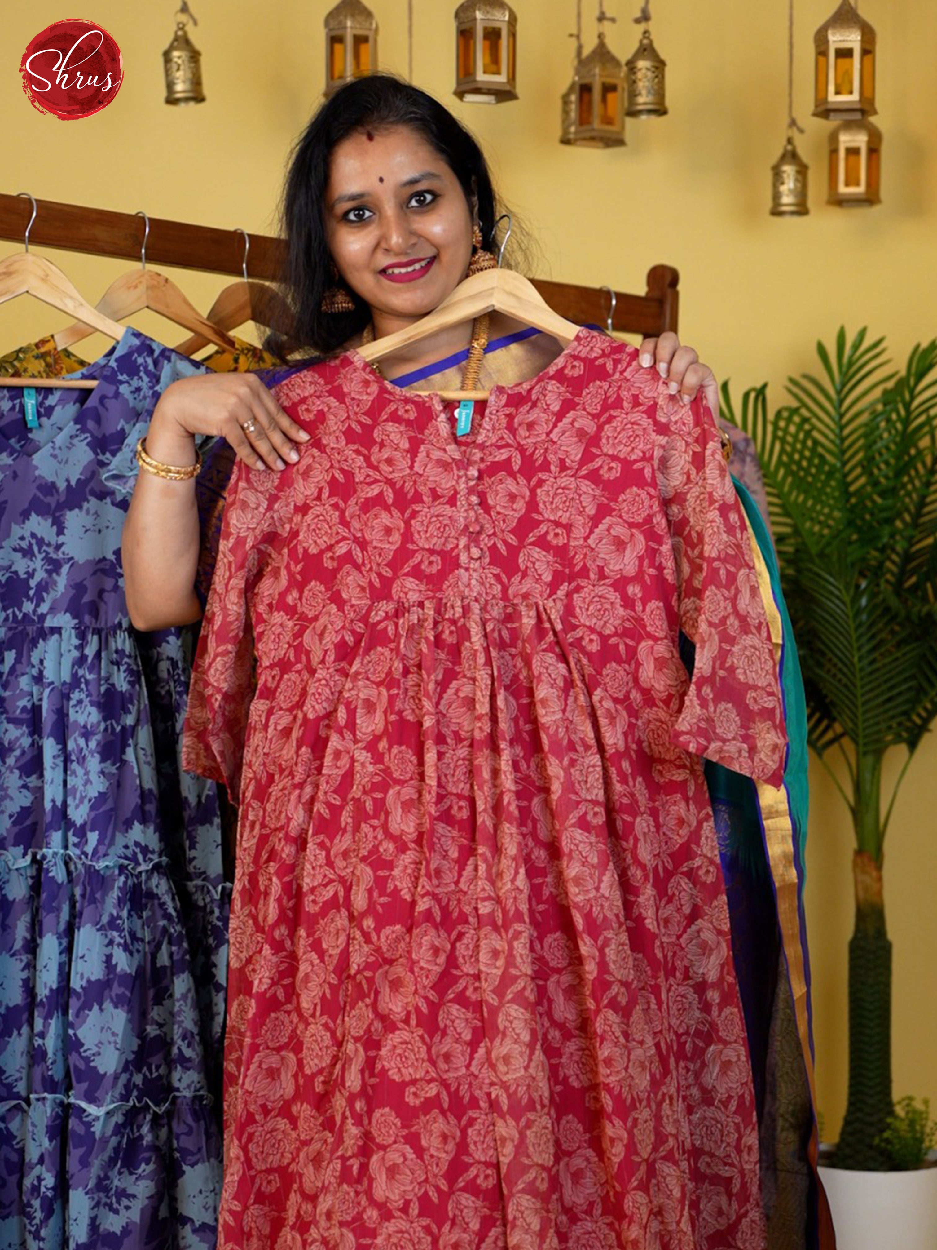 Red - Readymade Kurti - Shop on ShrusEternity.com