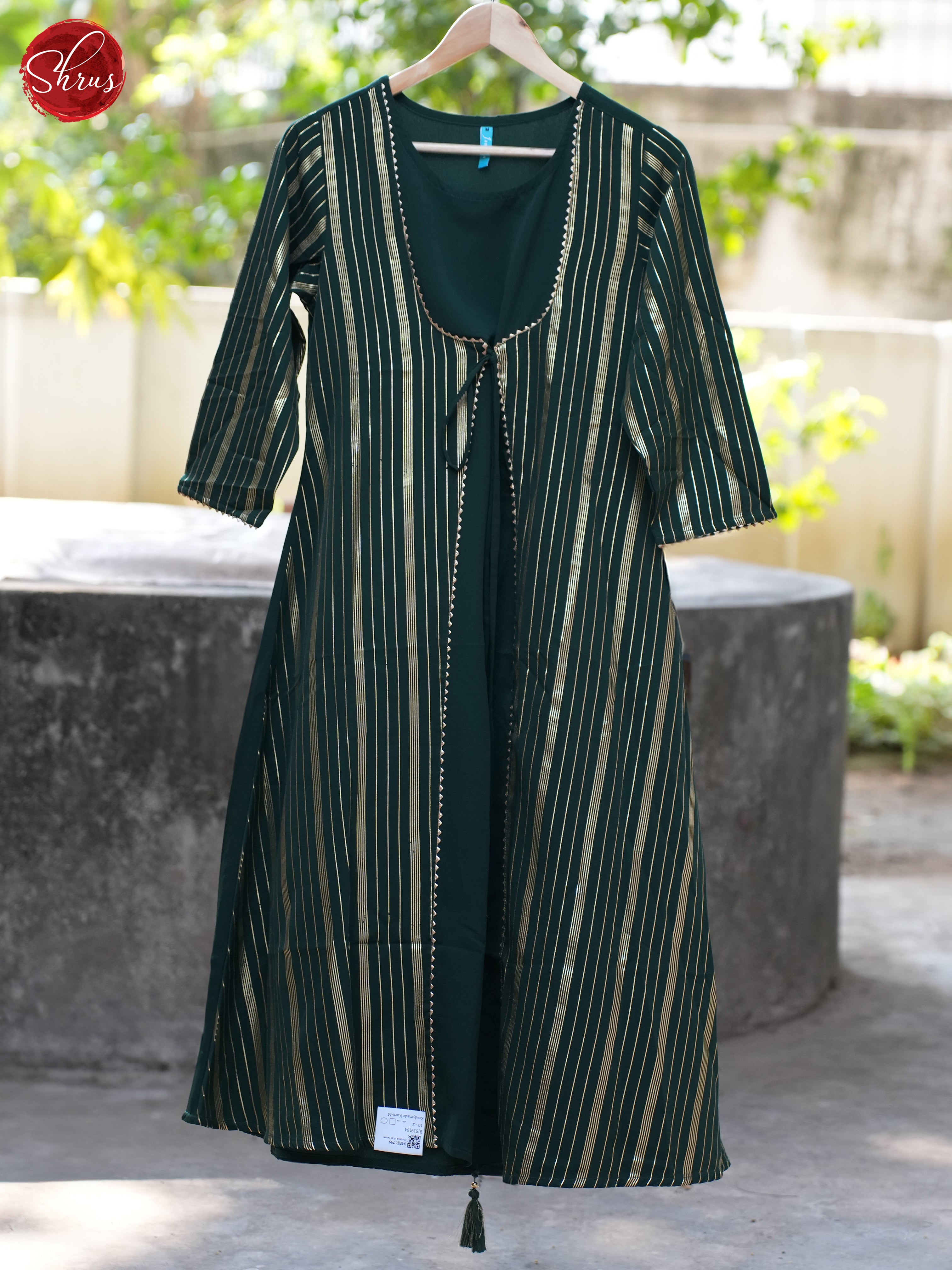 Green - Readymade Kurti - Shop on ShrusEternity.com