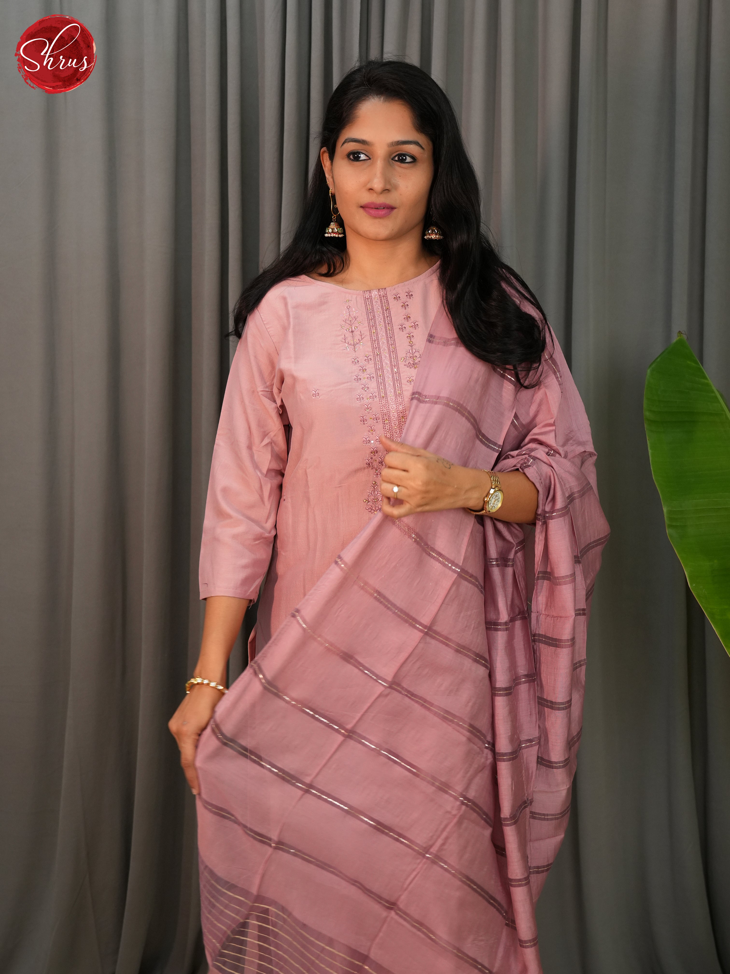 Onion pink - Embroidered 3pc Readymade Suits - Shop on ShrusEternity.com