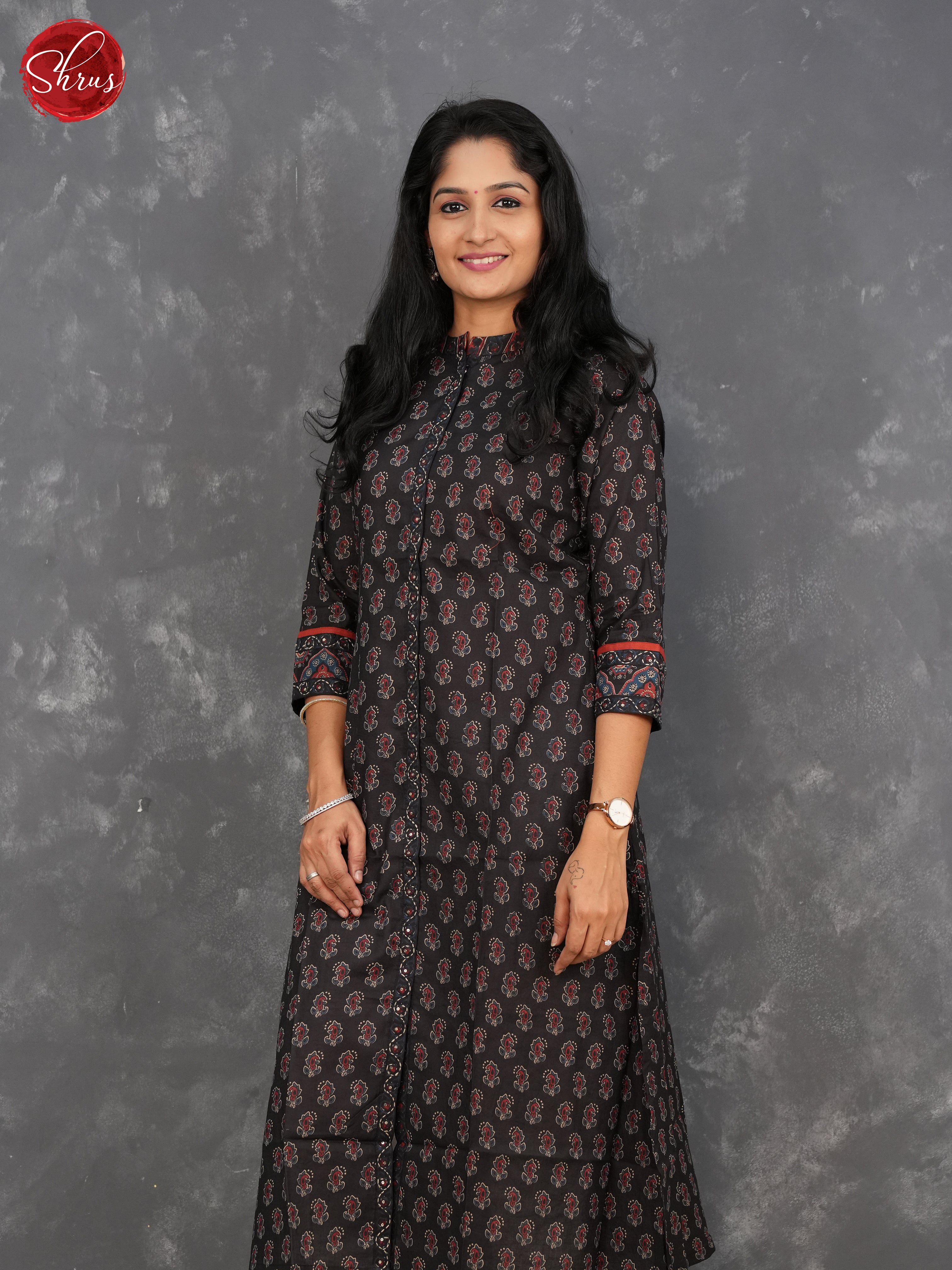 Black- Readymade kurti - Shop on ShrusEternity.com