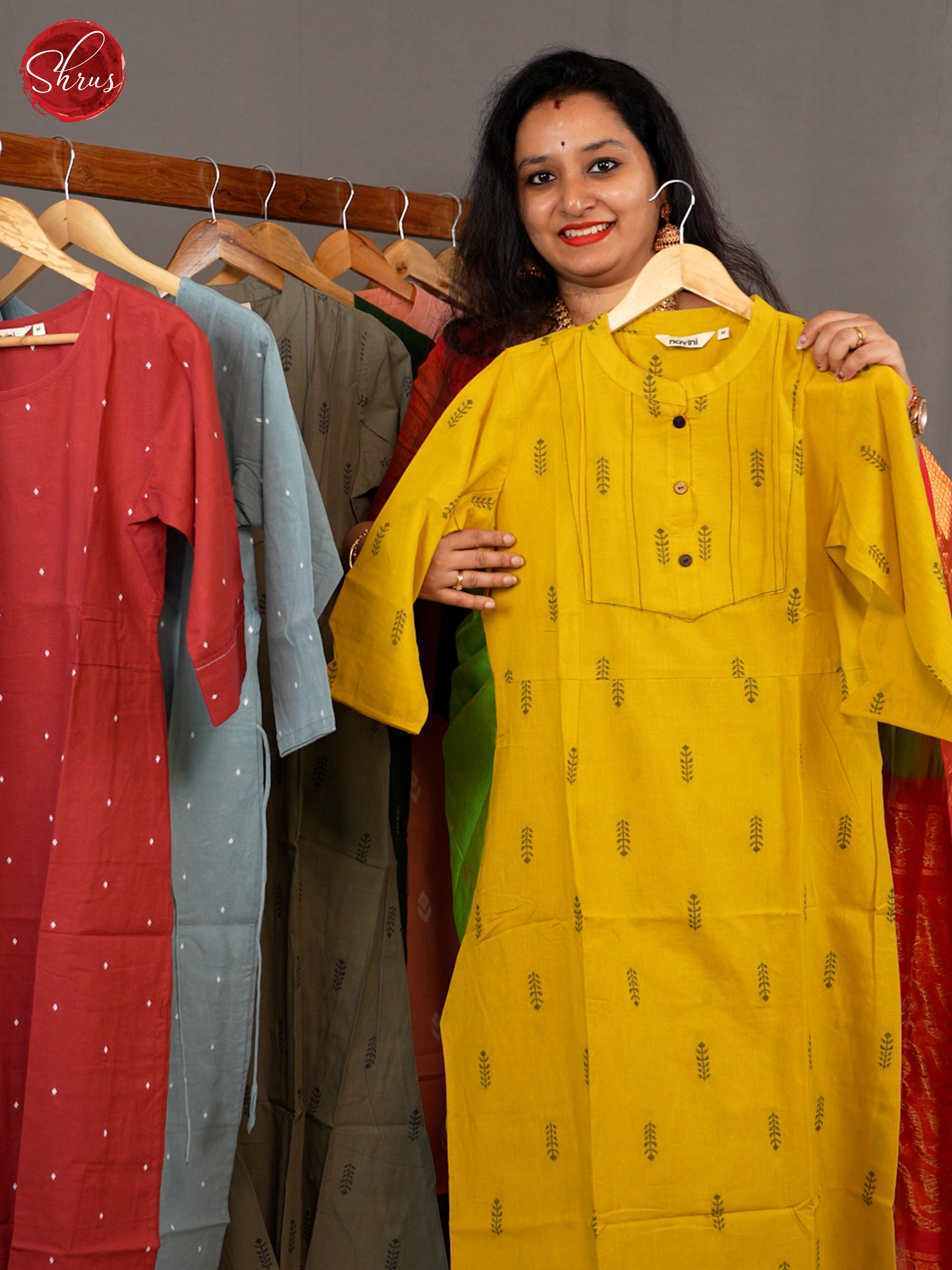 Mustard - Readymade Kurti - Shop on ShrusEternity.com