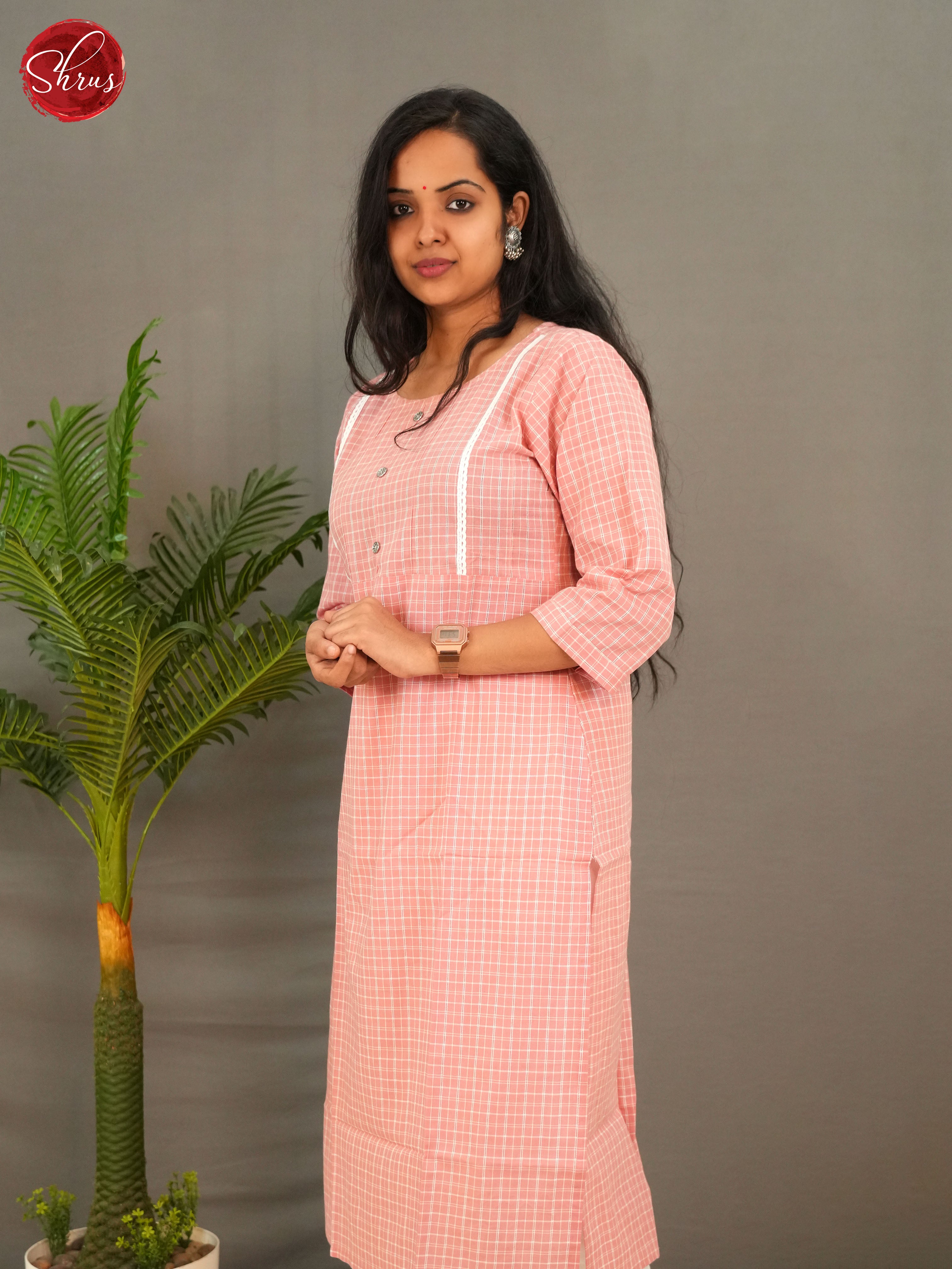 Pink  -Readymade Kurti - Shop on ShrusEternity.com