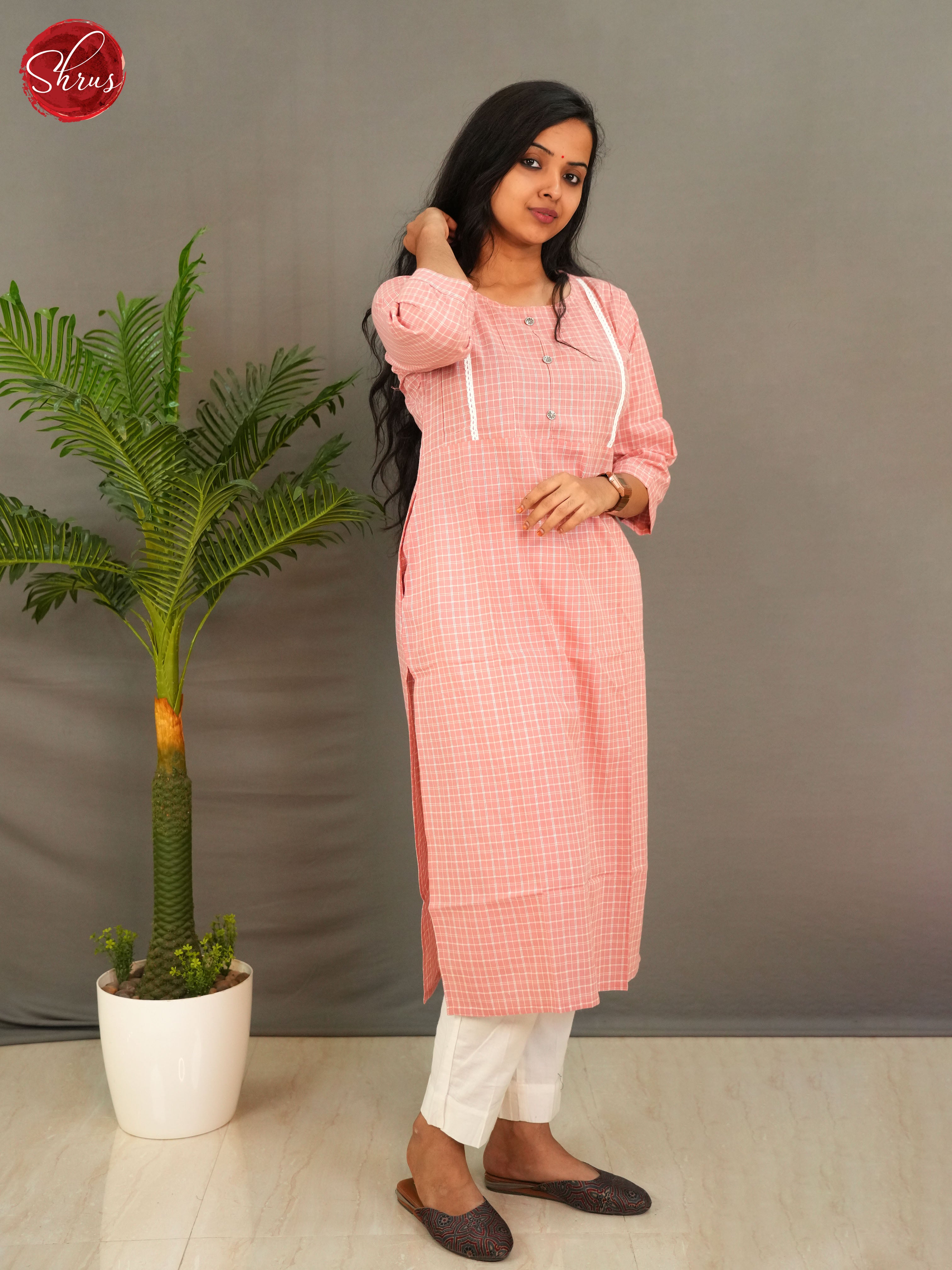 Pink  -Readymade Kurti - Shop on ShrusEternity.com