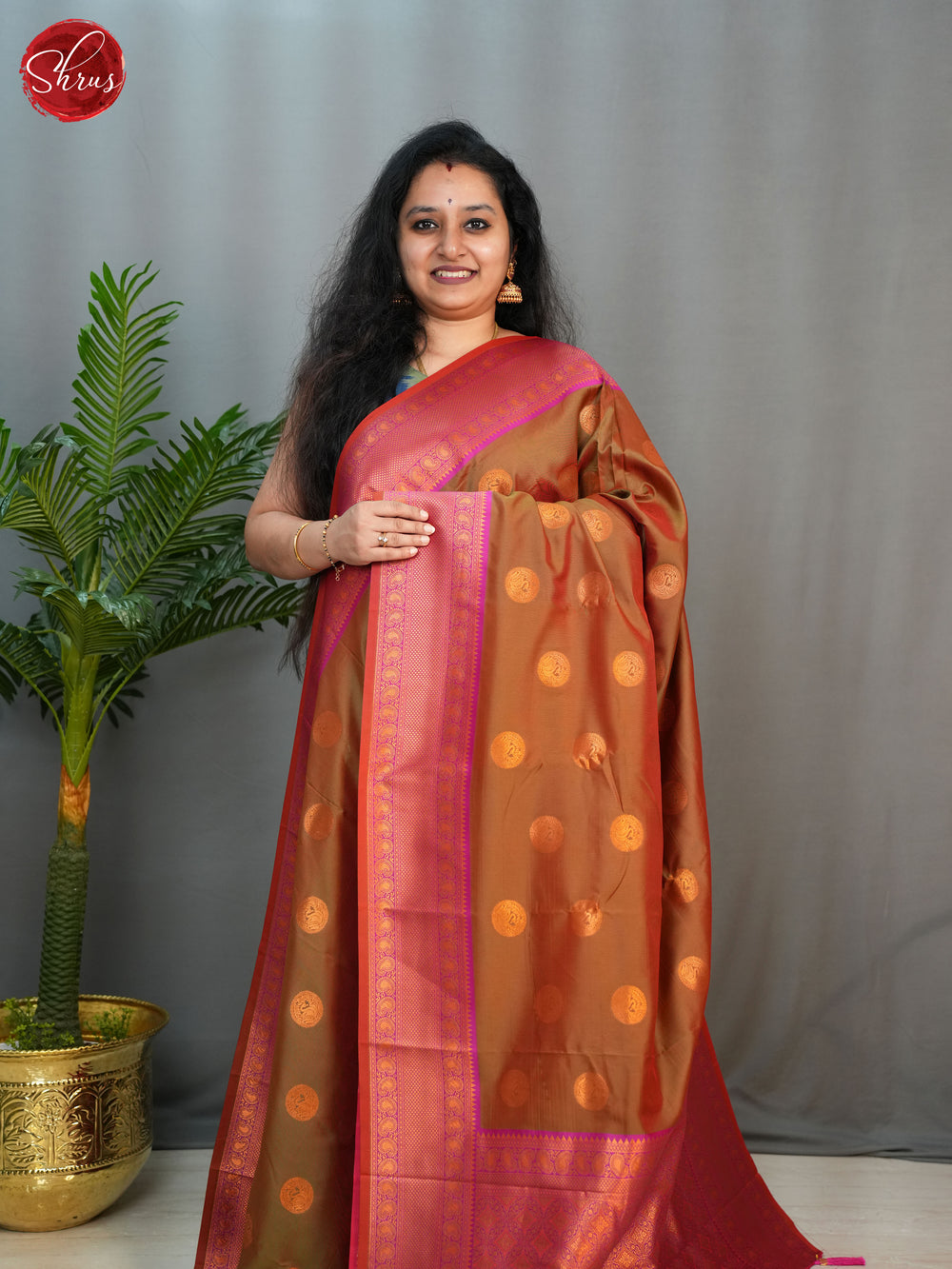 Buy Semi Kanchipuram Saree online at Shrus