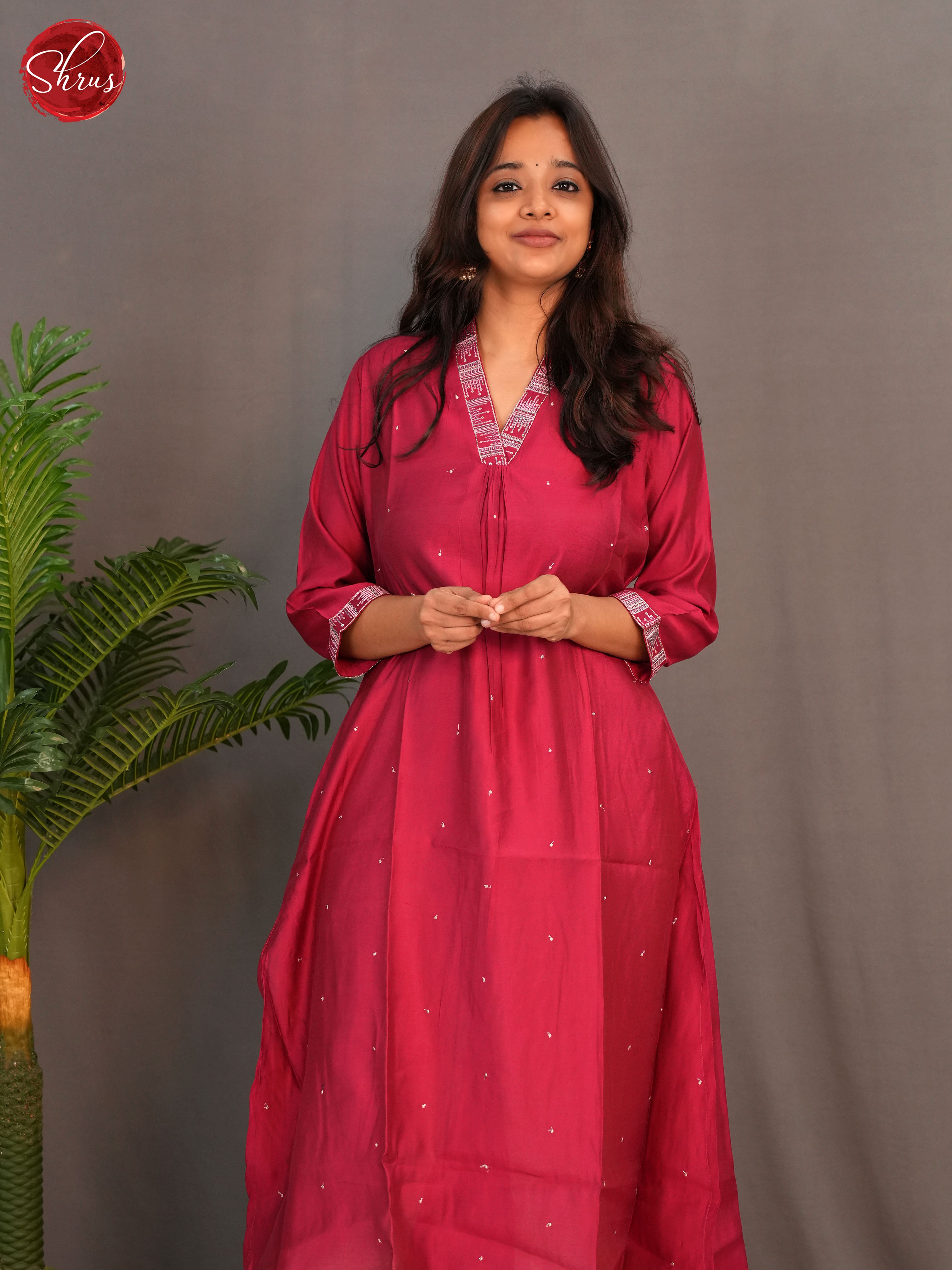 Red - Readymade Kurti - Shop on ShrusEternity.com