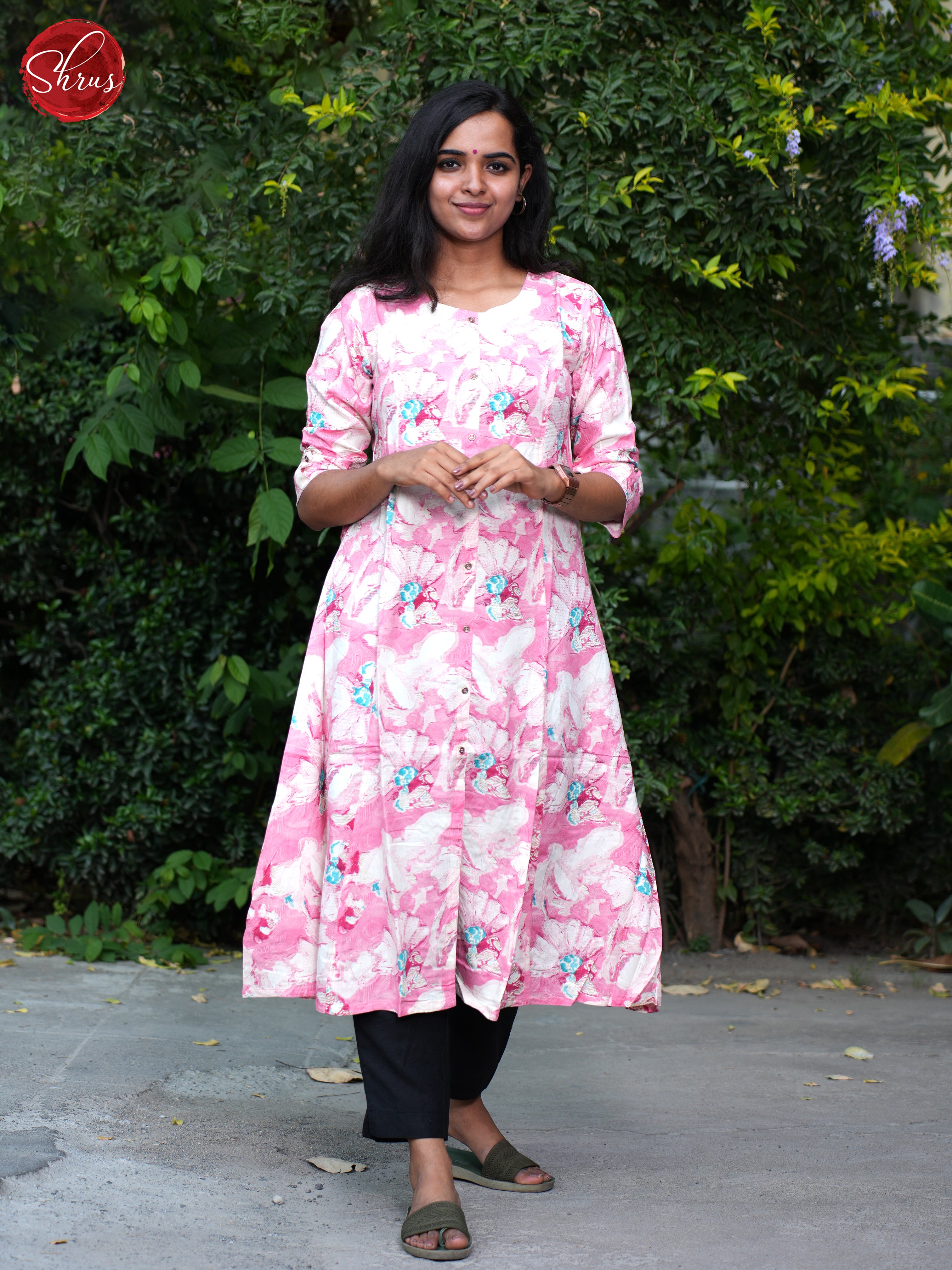 Pink- Casual Kurti - Shop on ShrusEternity.com