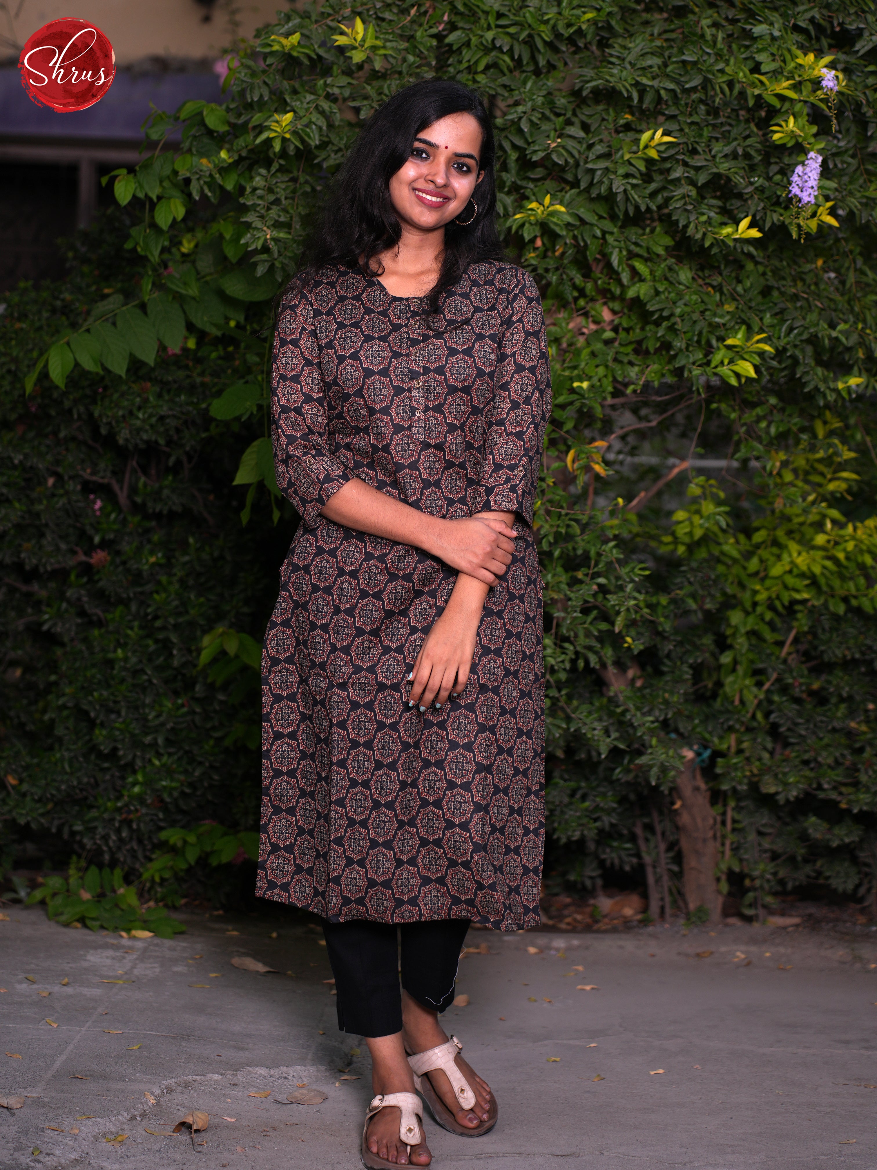 Black - Readymade Kurti - Shop on ShrusEternity.com