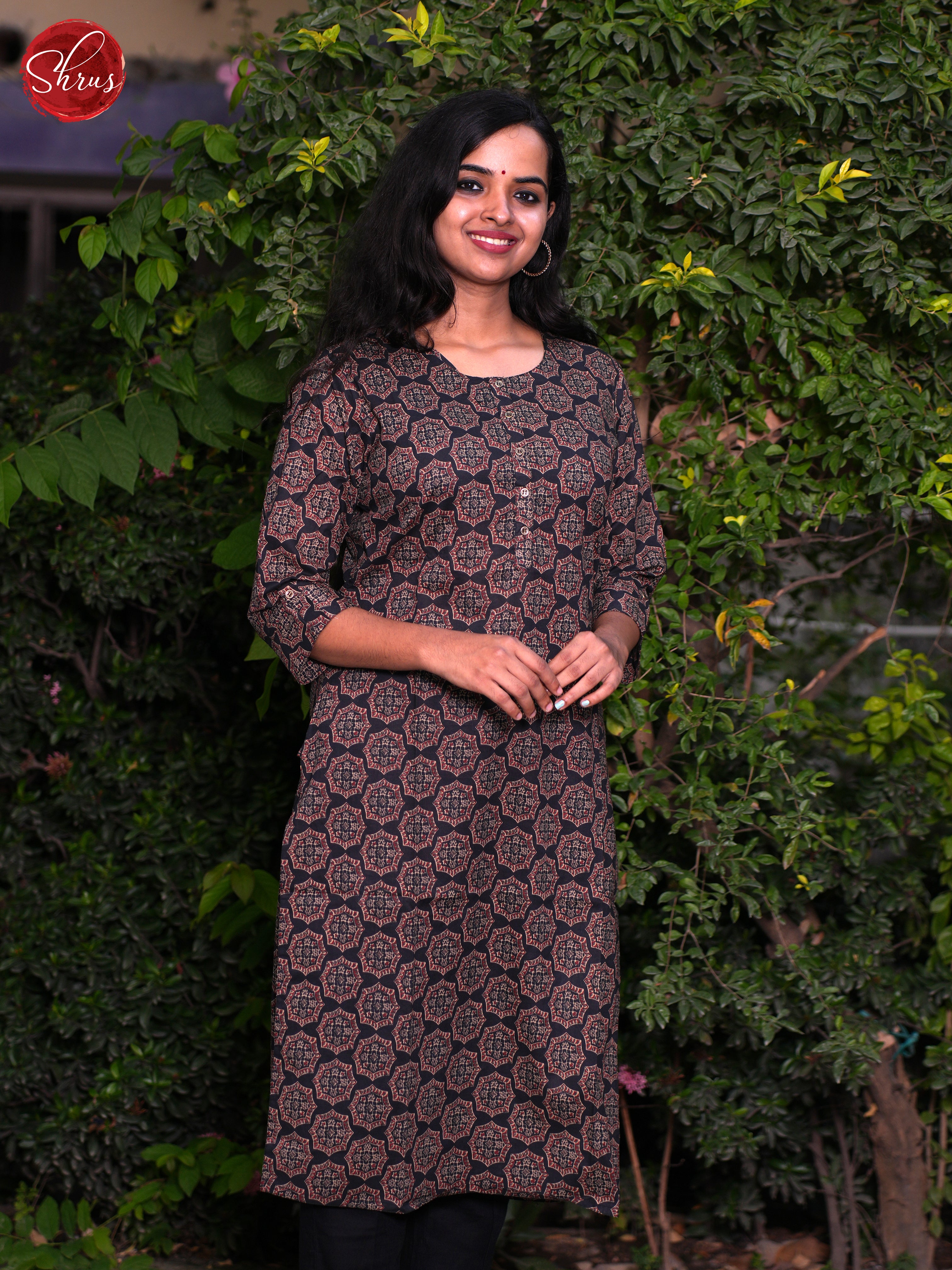 Black - Readymade Kurti - Shop on ShrusEternity.com