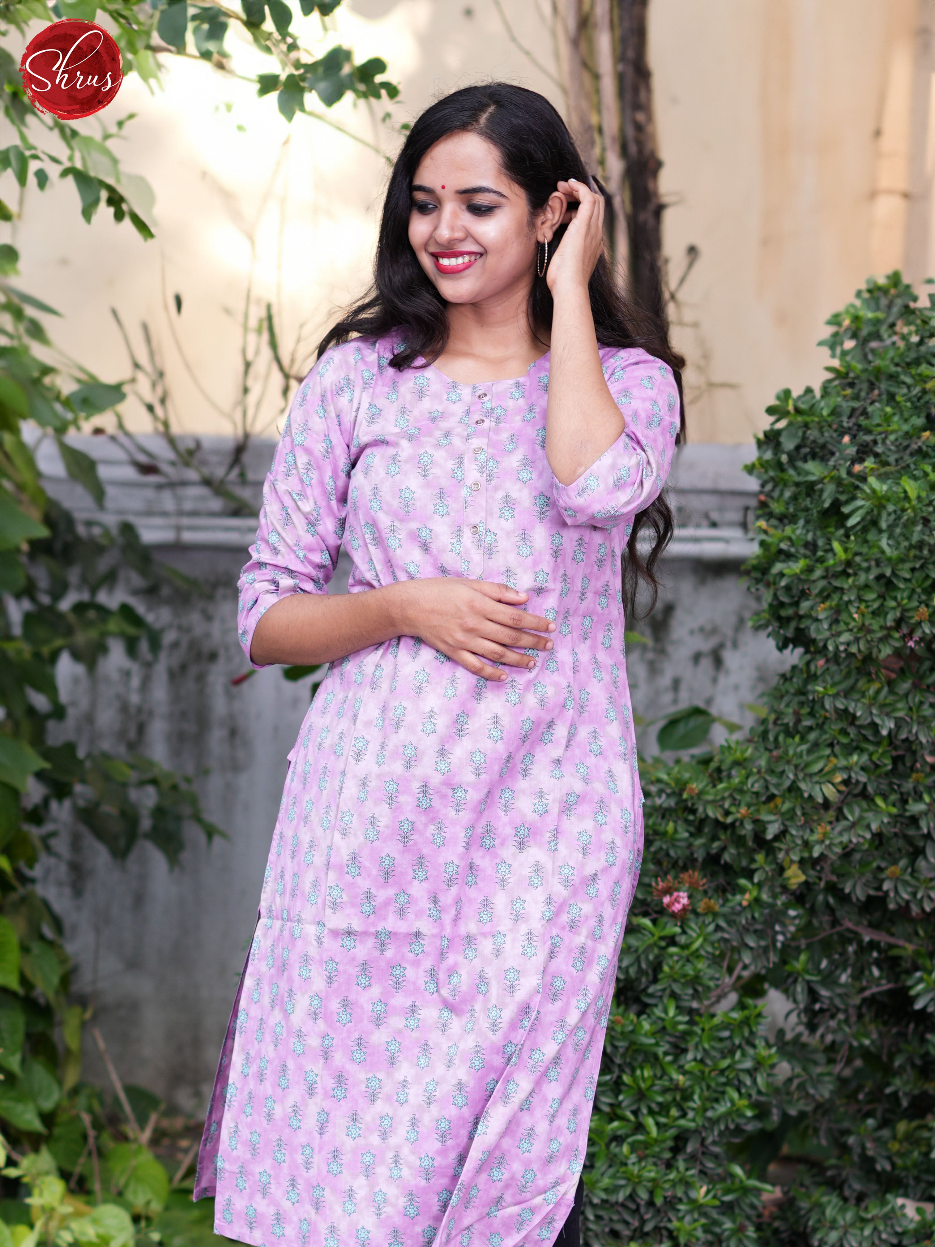 Pink- Readymade Kurti - Shop on ShrusEternity.com