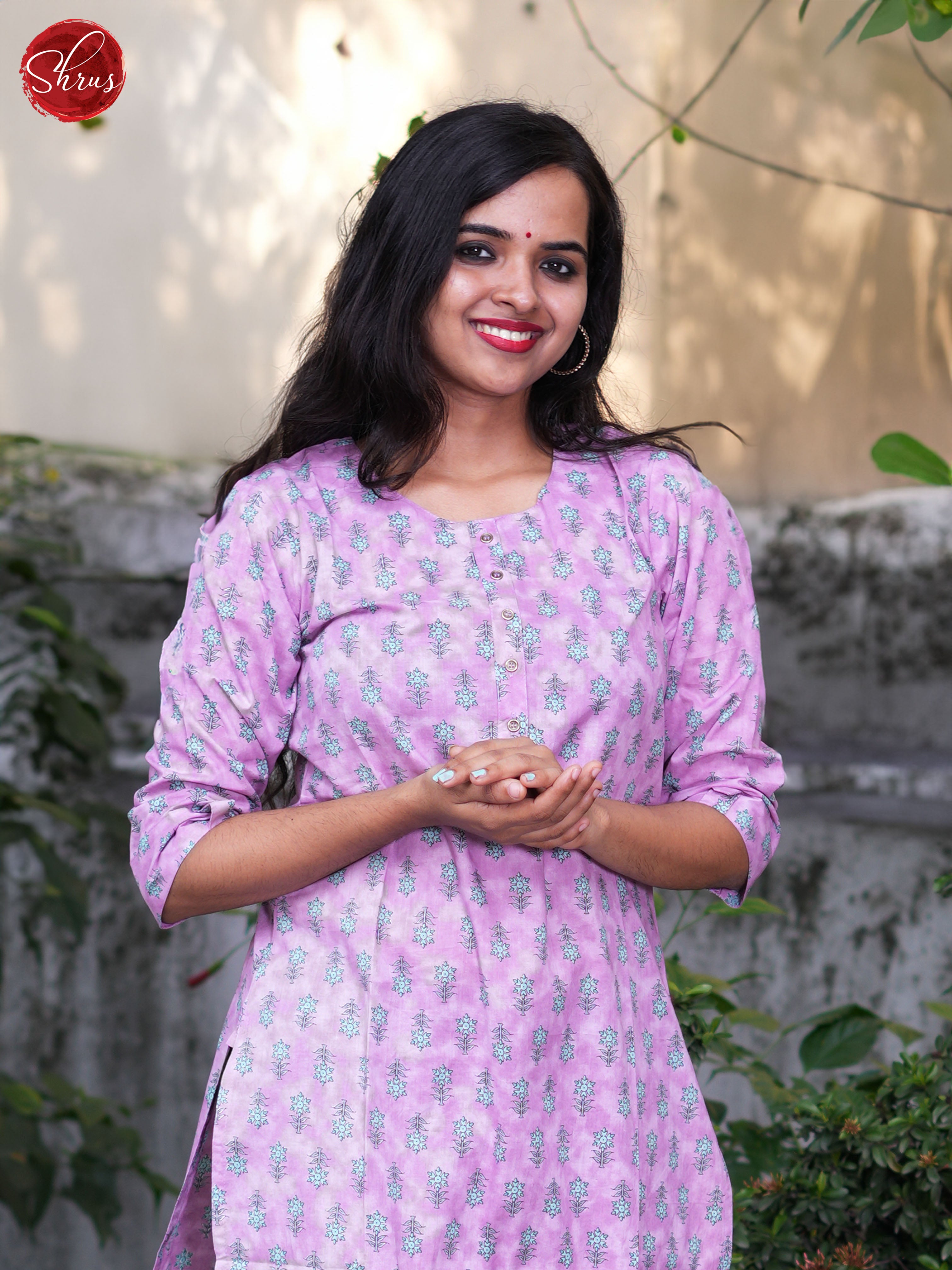 Pink- Readymade Kurti - Shop on ShrusEternity.com