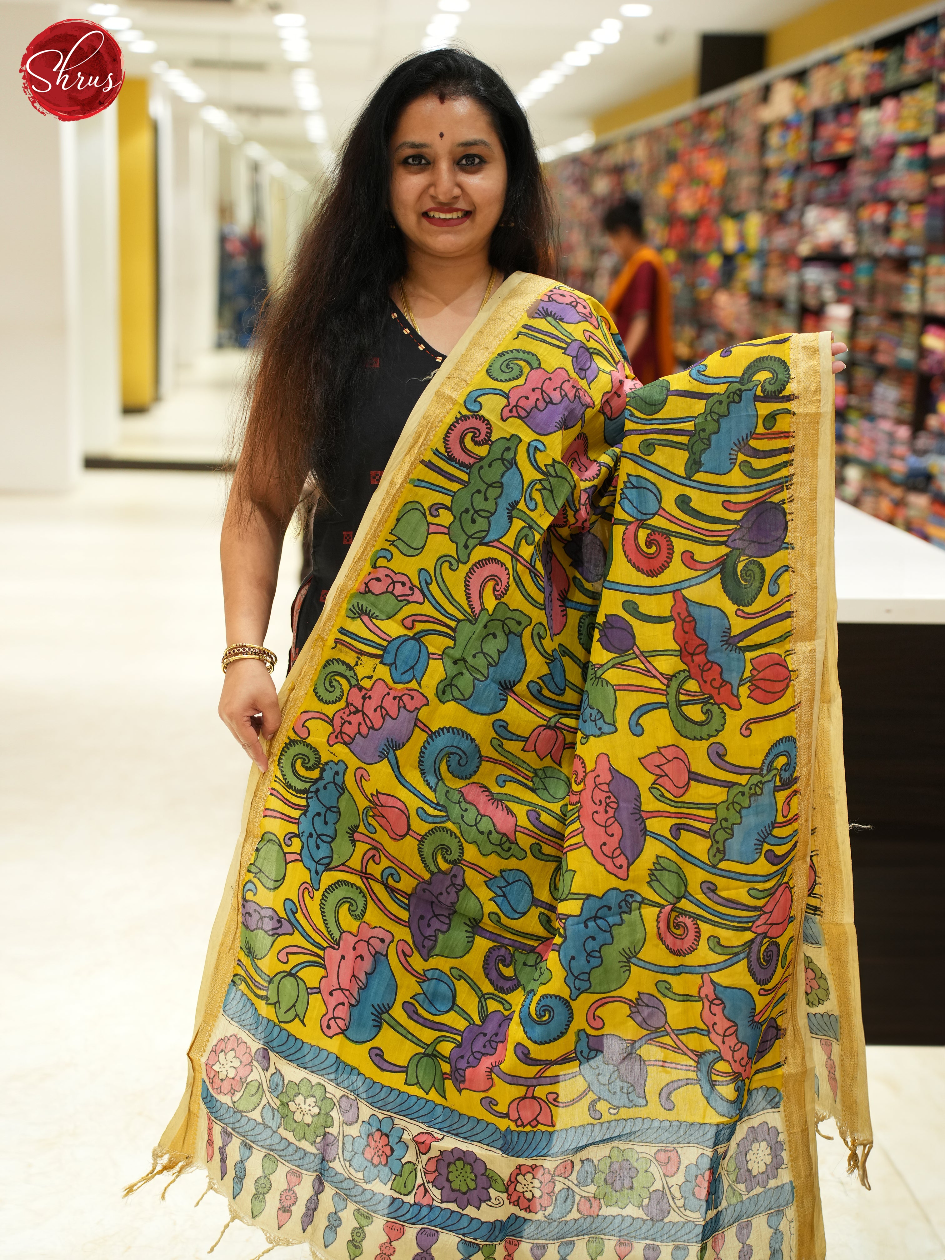 Yellow - Dupatta - Shop on ShrusEternity.com