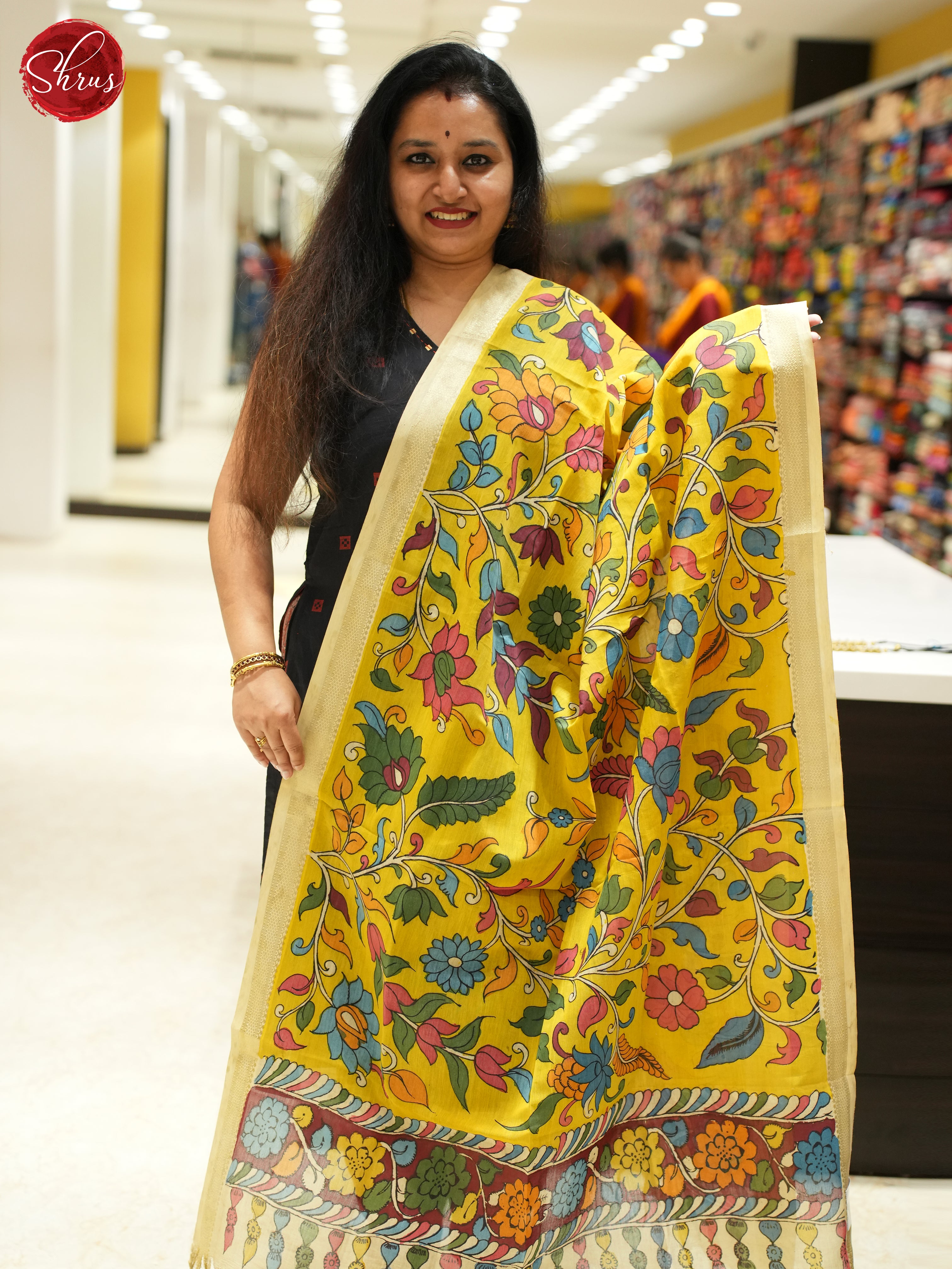 Yellow - Dupatta - Shop on ShrusEternity.com