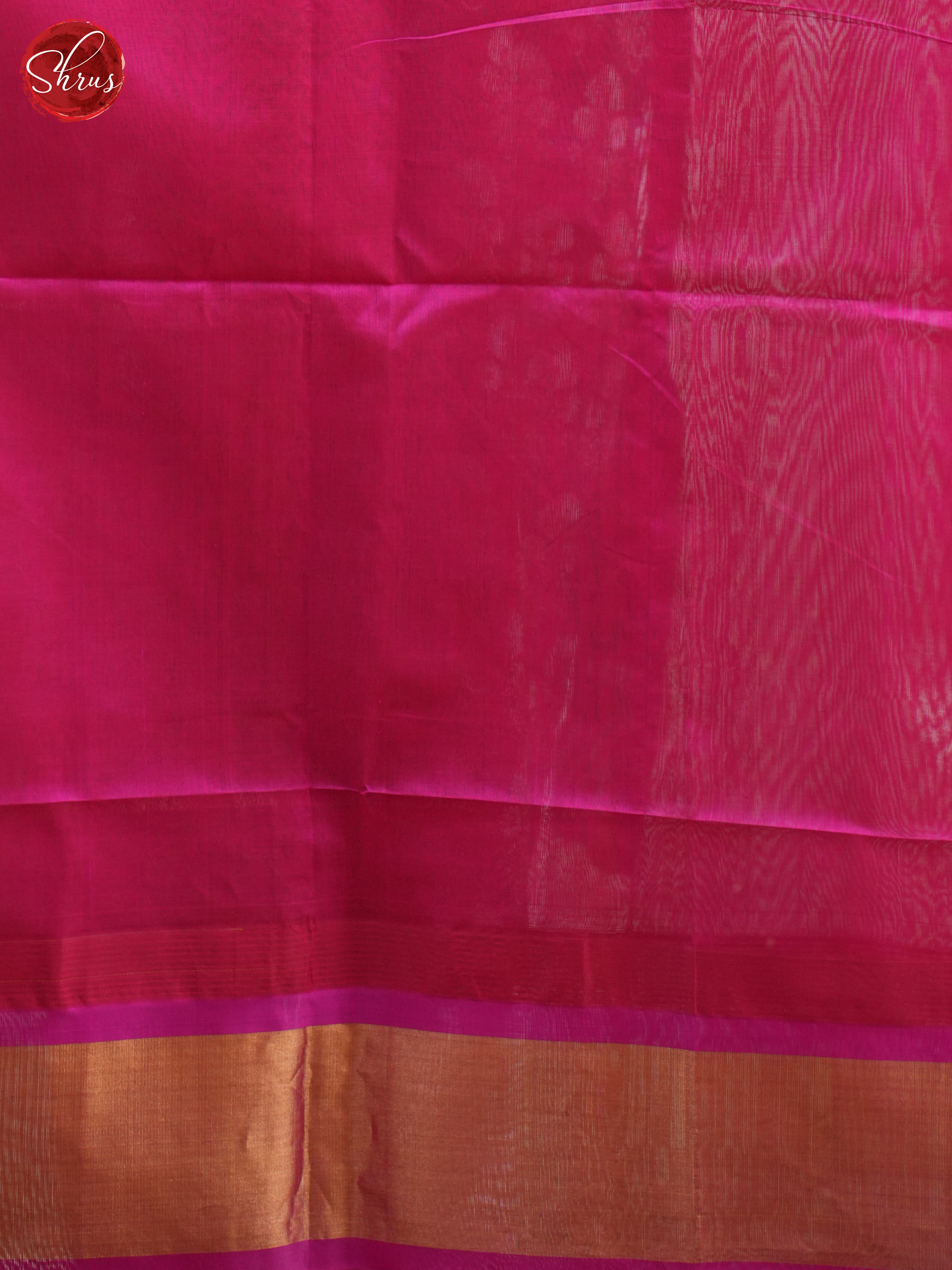 Cream & Pink - Silk Cotton Saree