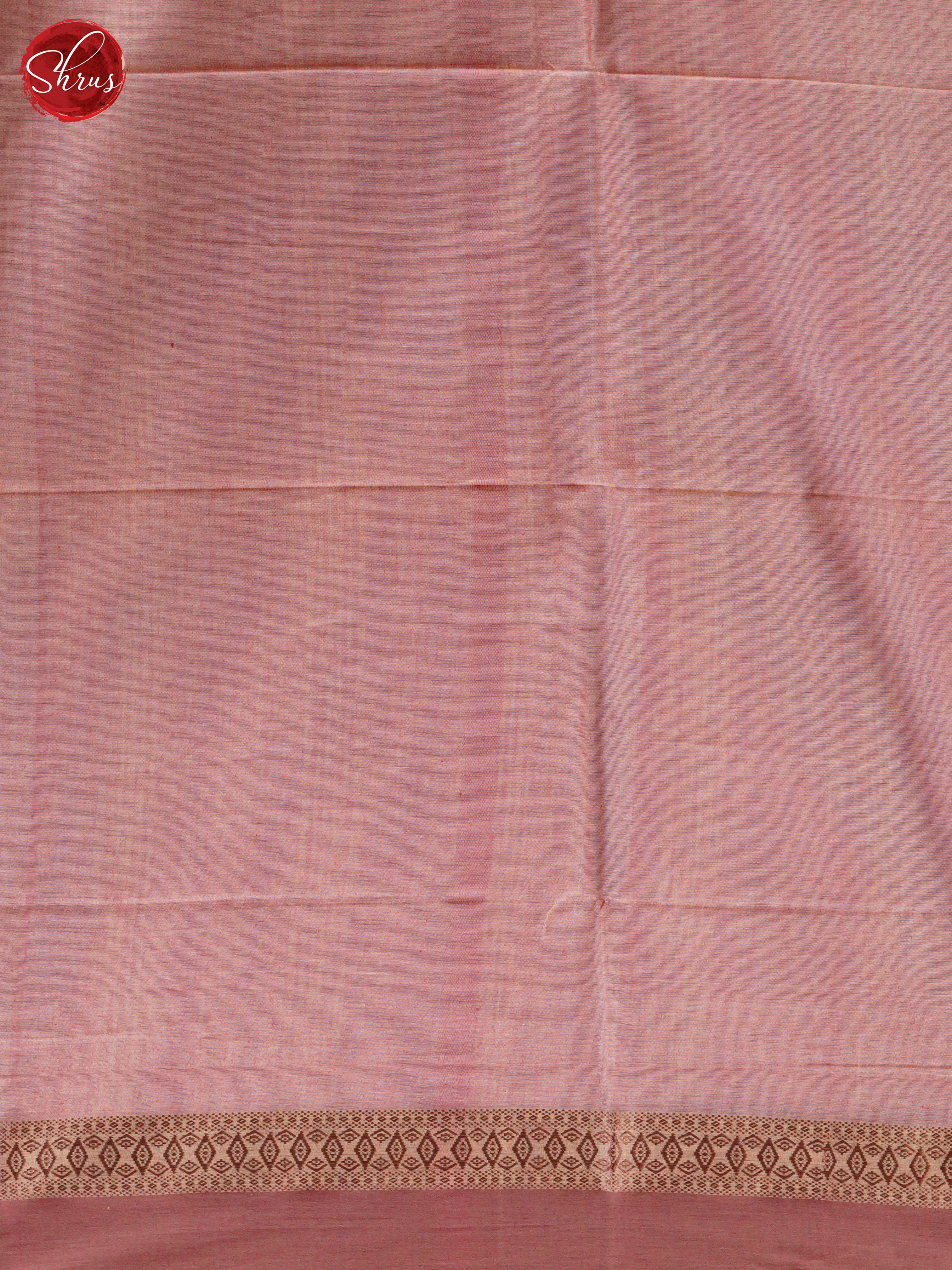 Onion Pink & Brown - Bengal cotton Saree - Shop on ShrusEternity.com