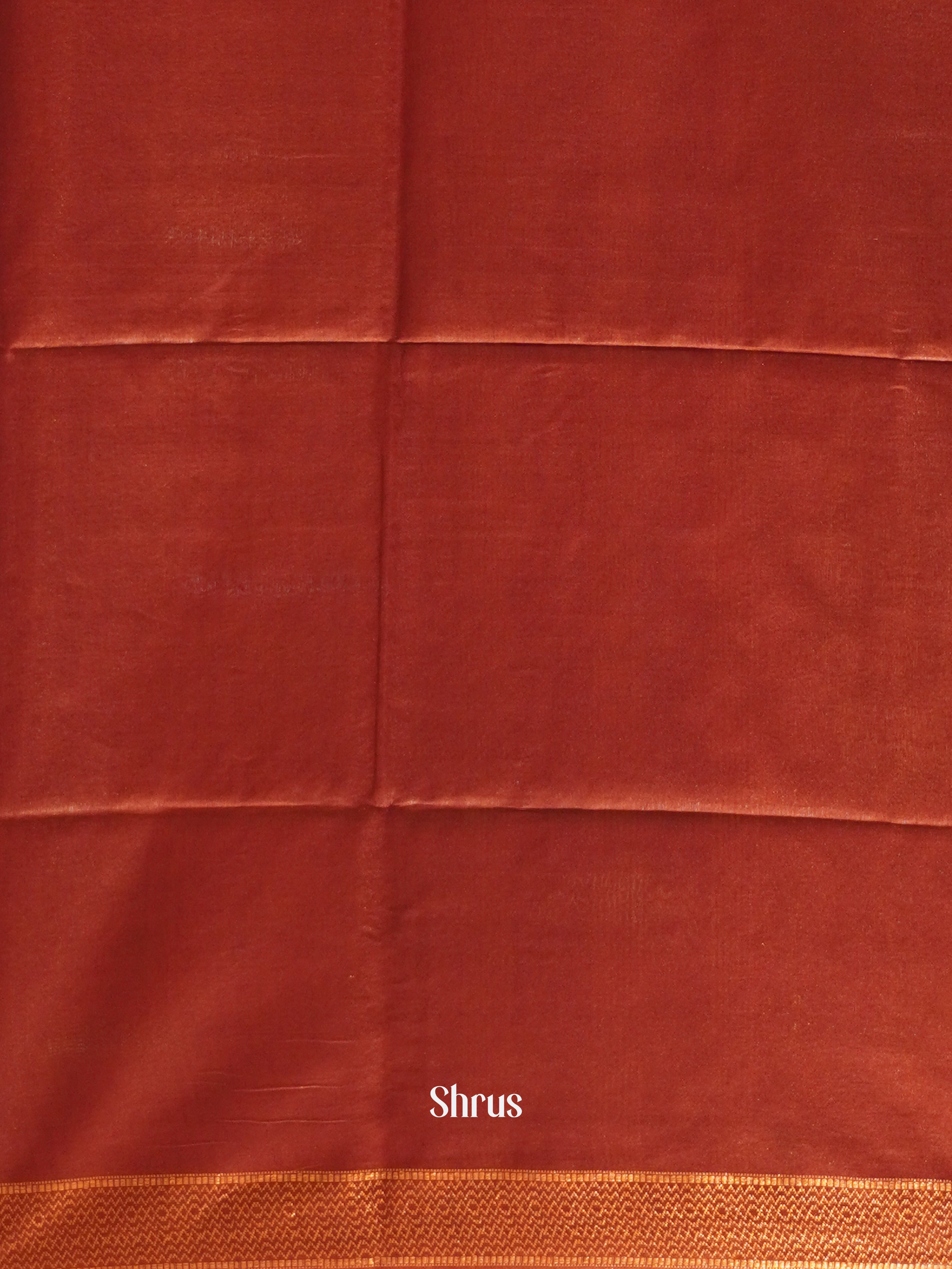 Maroon(Single Tone)- Semi Tussar Saree - Shop on ShrusEternity.com