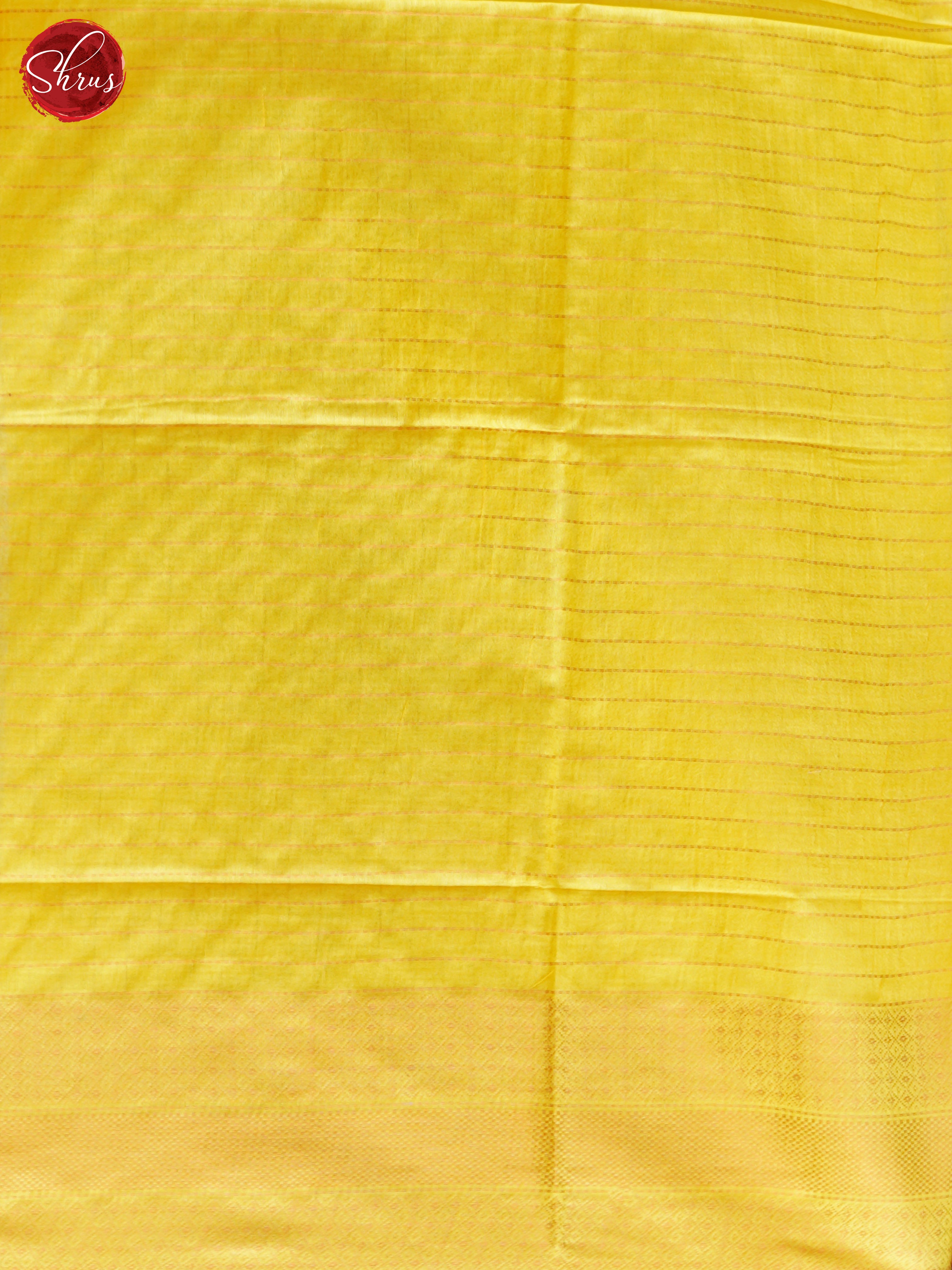 Cream & Yellow - Shibori Saree